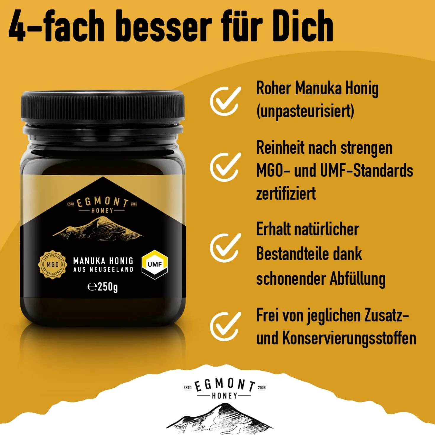 Egmont Manuka Honig MGO 460+ UMF 14+ (500g)