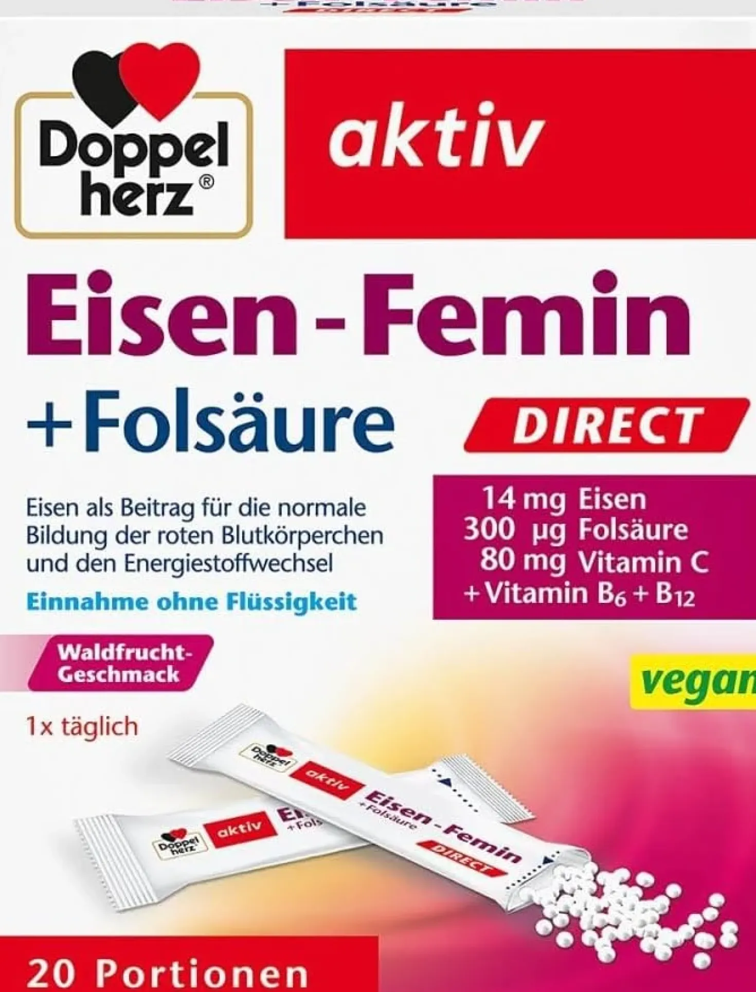 Eisen Femin direct (20 Portionsbeutel)
