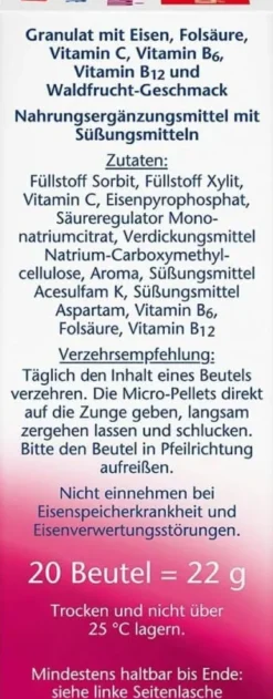 Eisen Femin direct (20 Portionsbeutel)