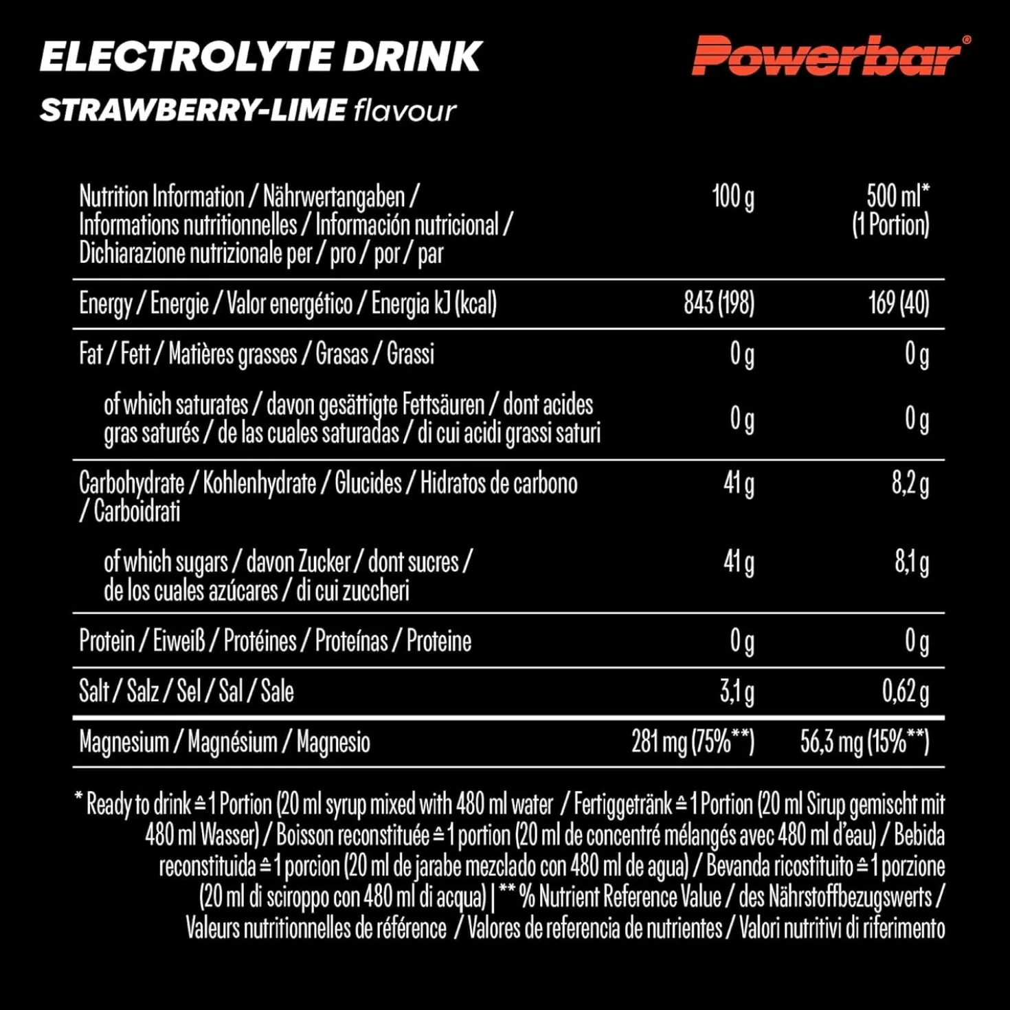 Electrolyte Drink Sirup (1000ml)
