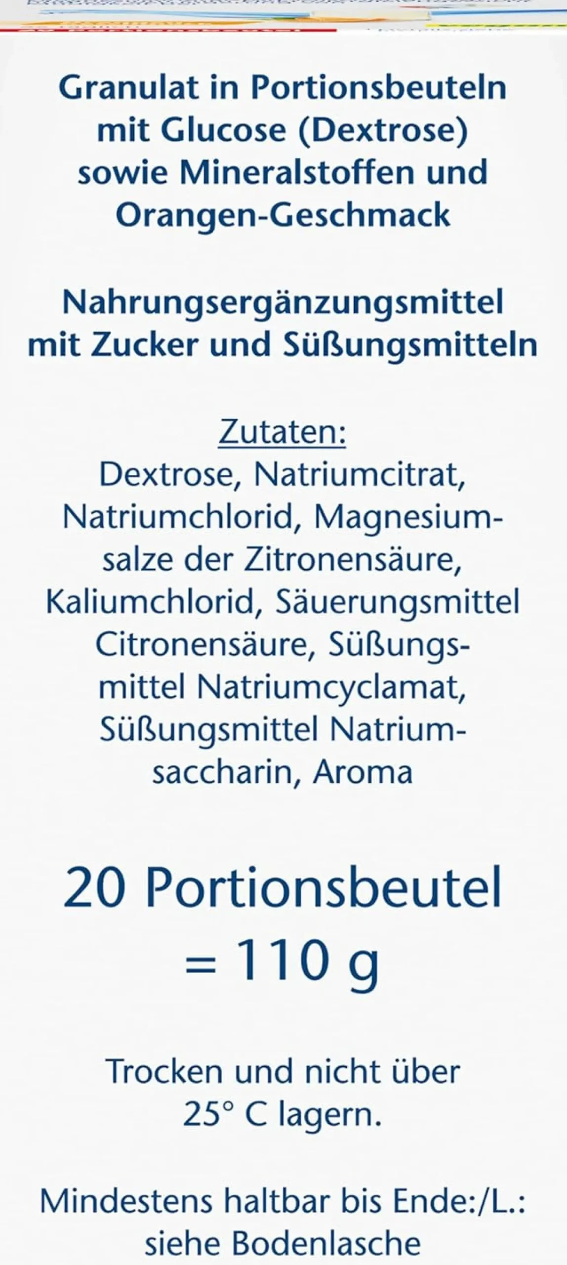 Elektrolyte Extra Direct (20 Portionsbeutel)