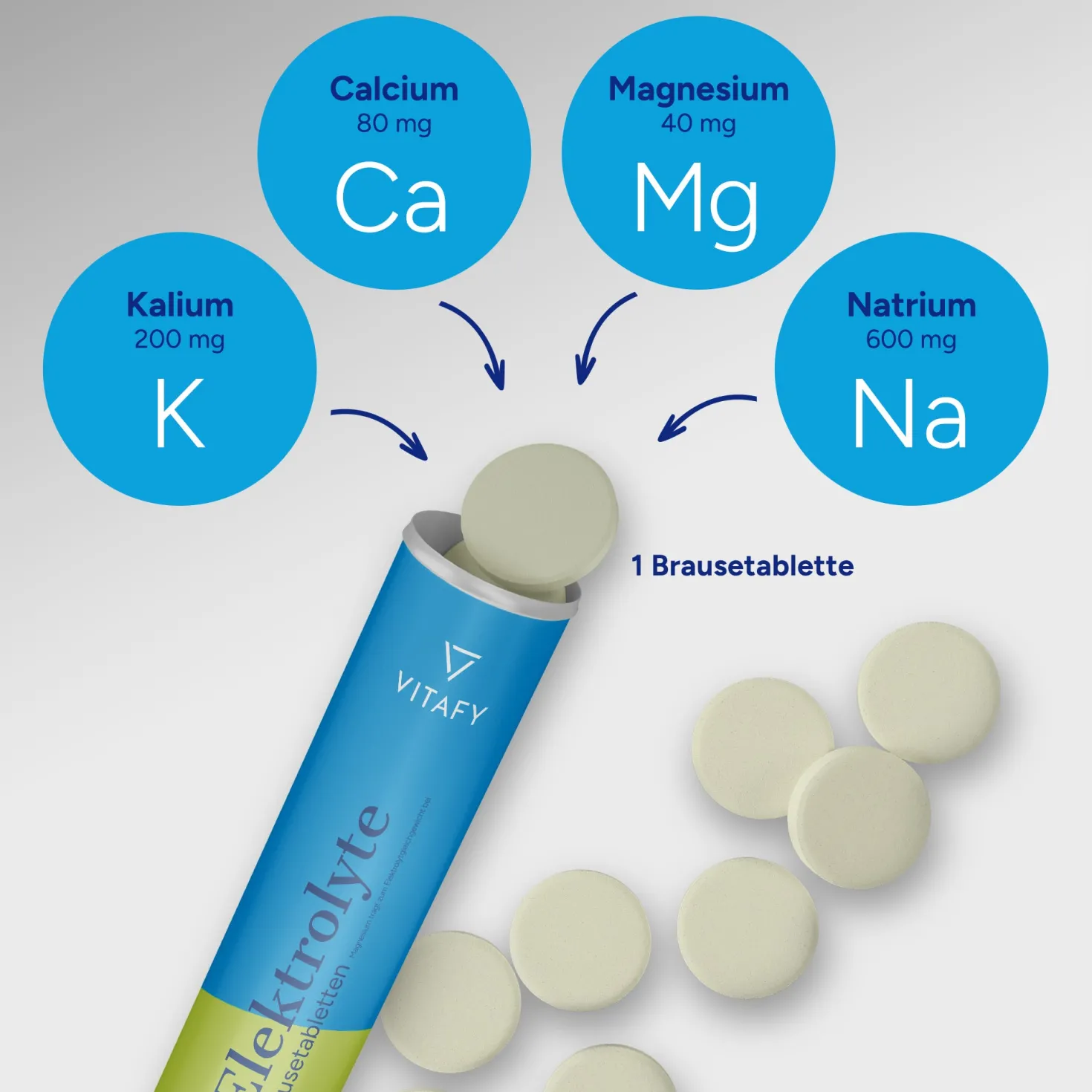Elektrolyte - Zitrus-Mix (20 Brausetabletten)