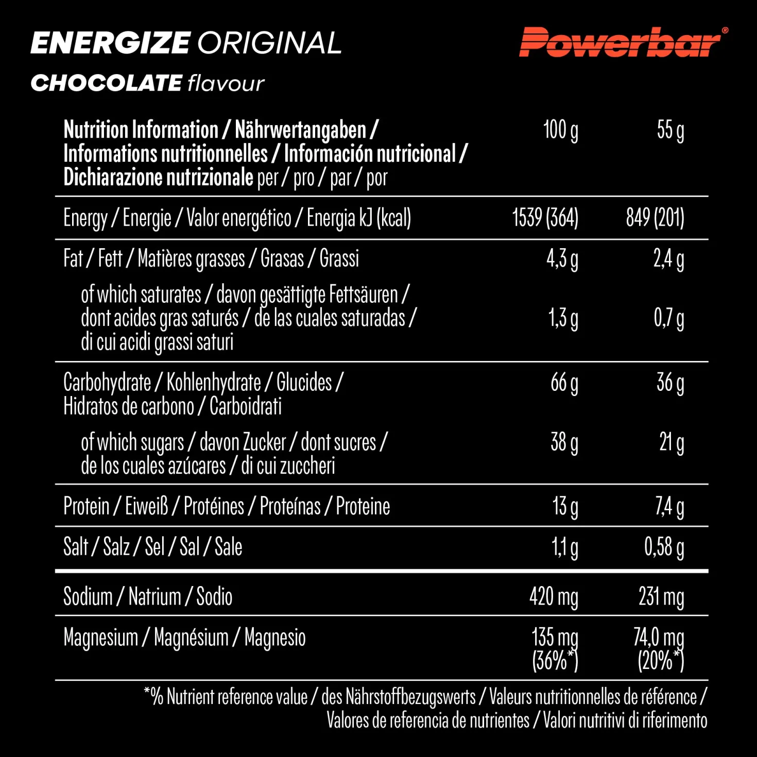Energize Original Bar (15x55g)