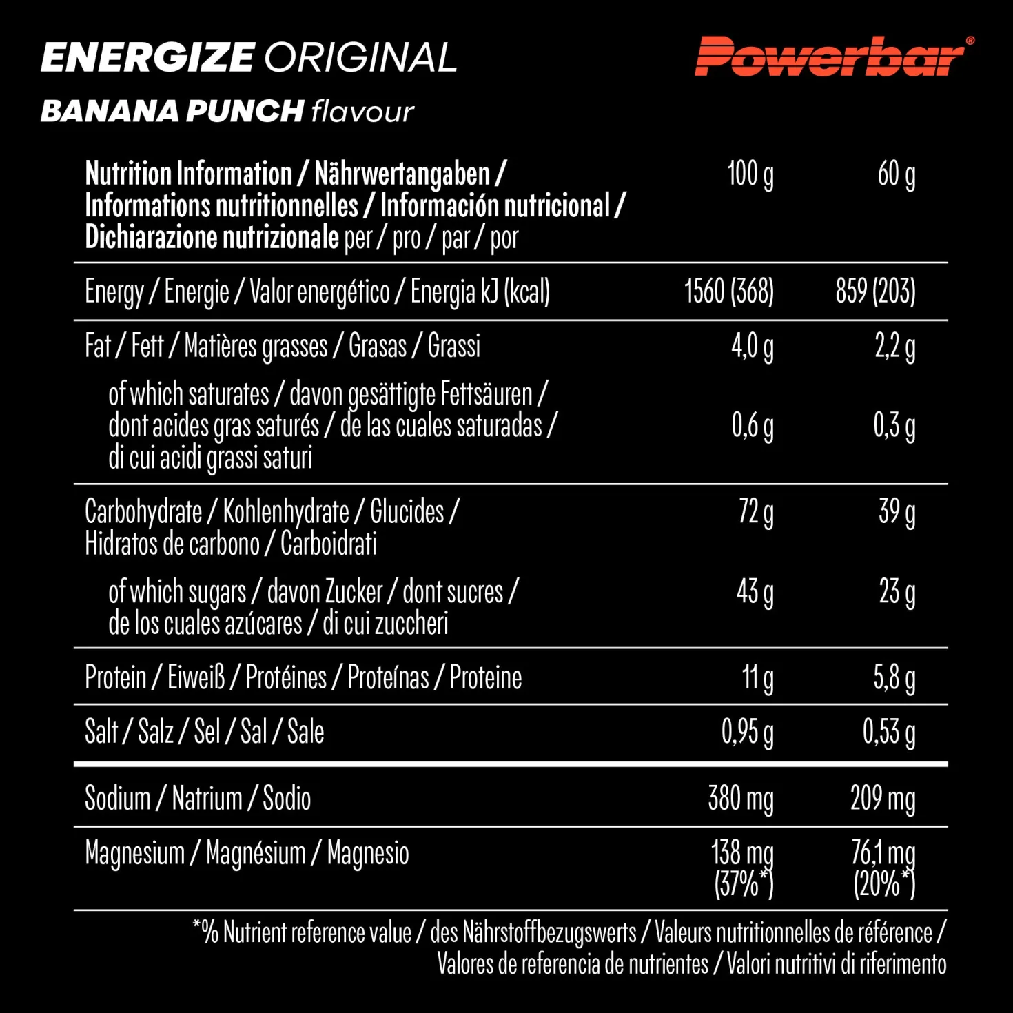 Energize Original Bar (15x55g)