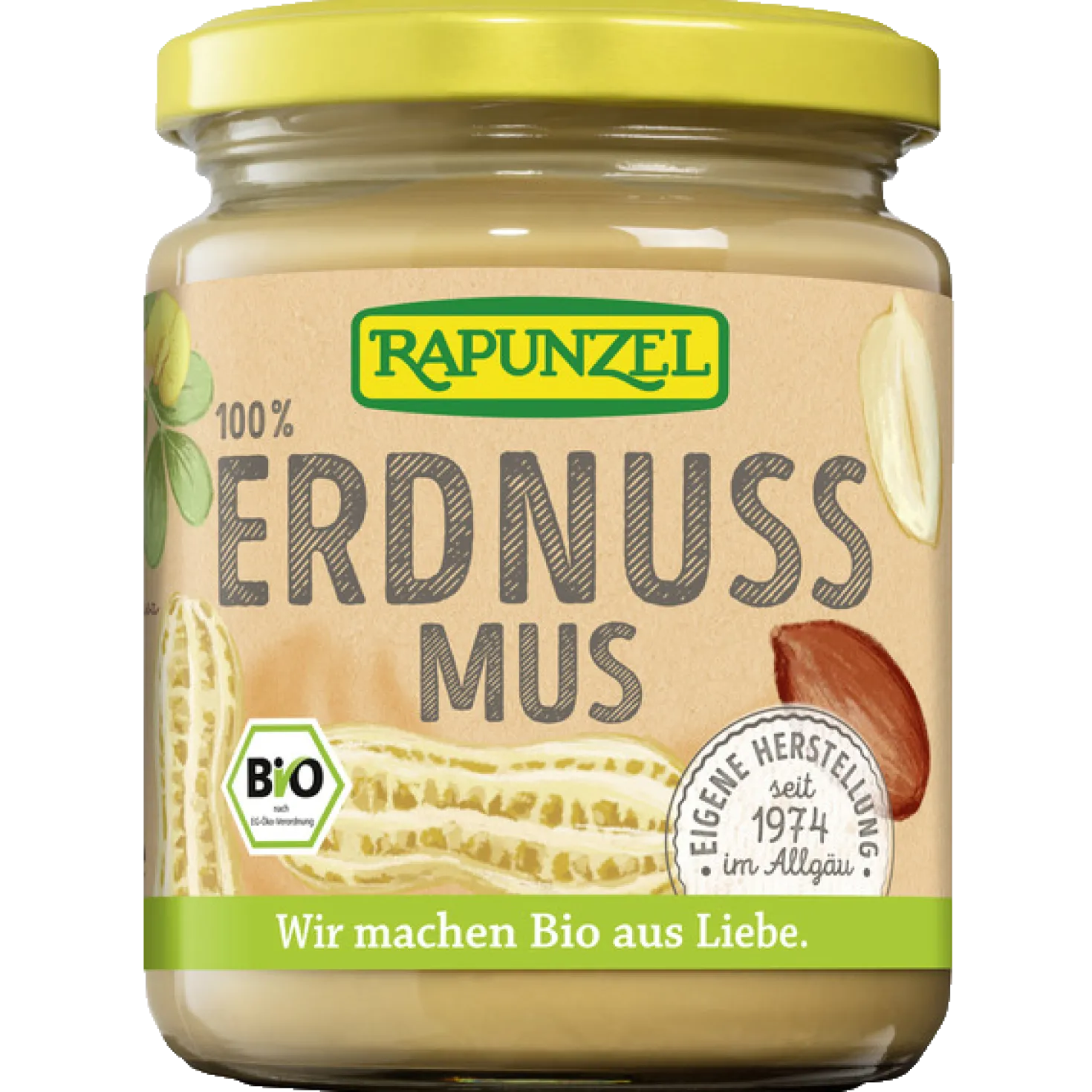 Erdnussmus fein bio (250g)