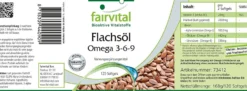 Flachsöl Leinöl Omega-3-6-9 (120 Kapseln)