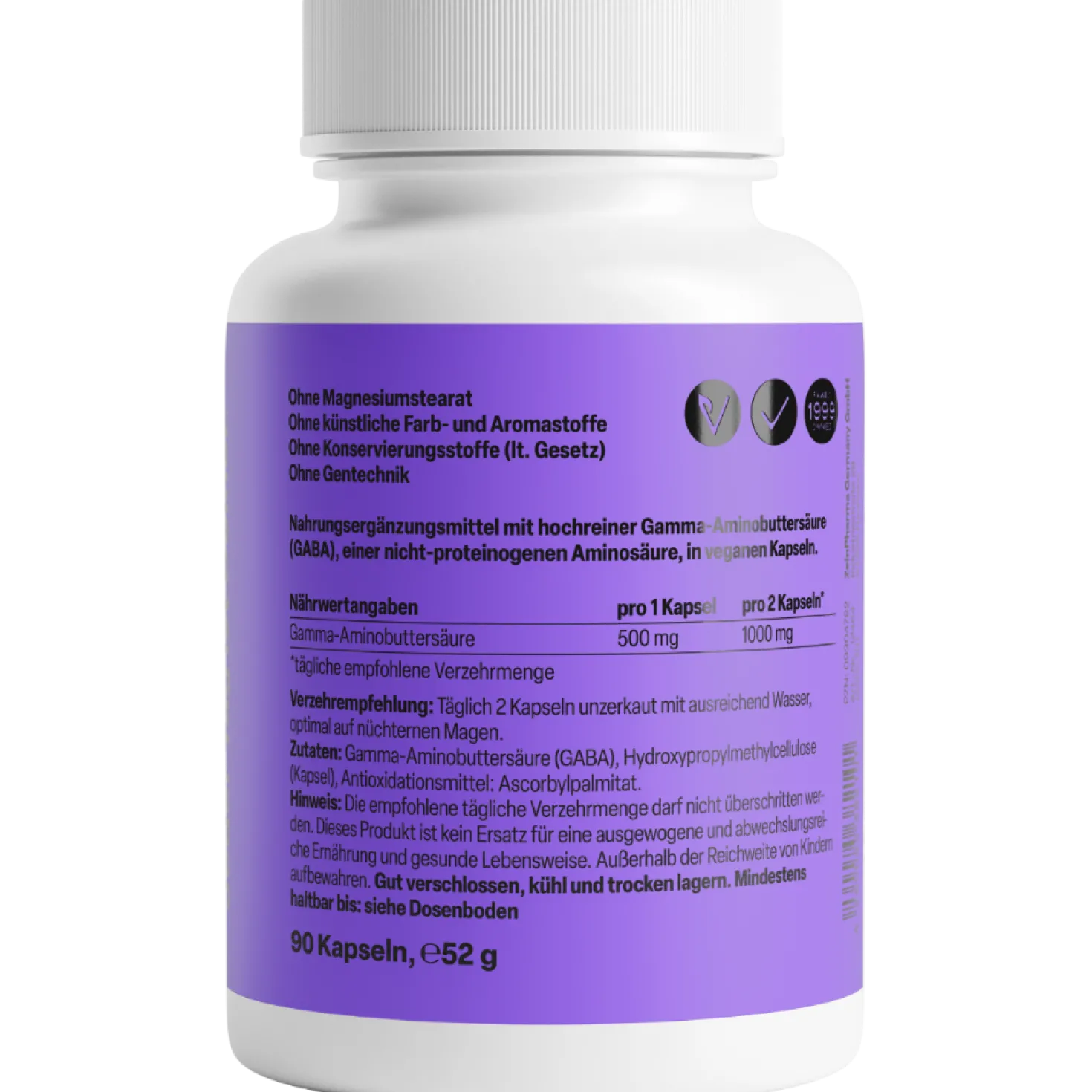 Gaba 500mg (90 Kapseln)