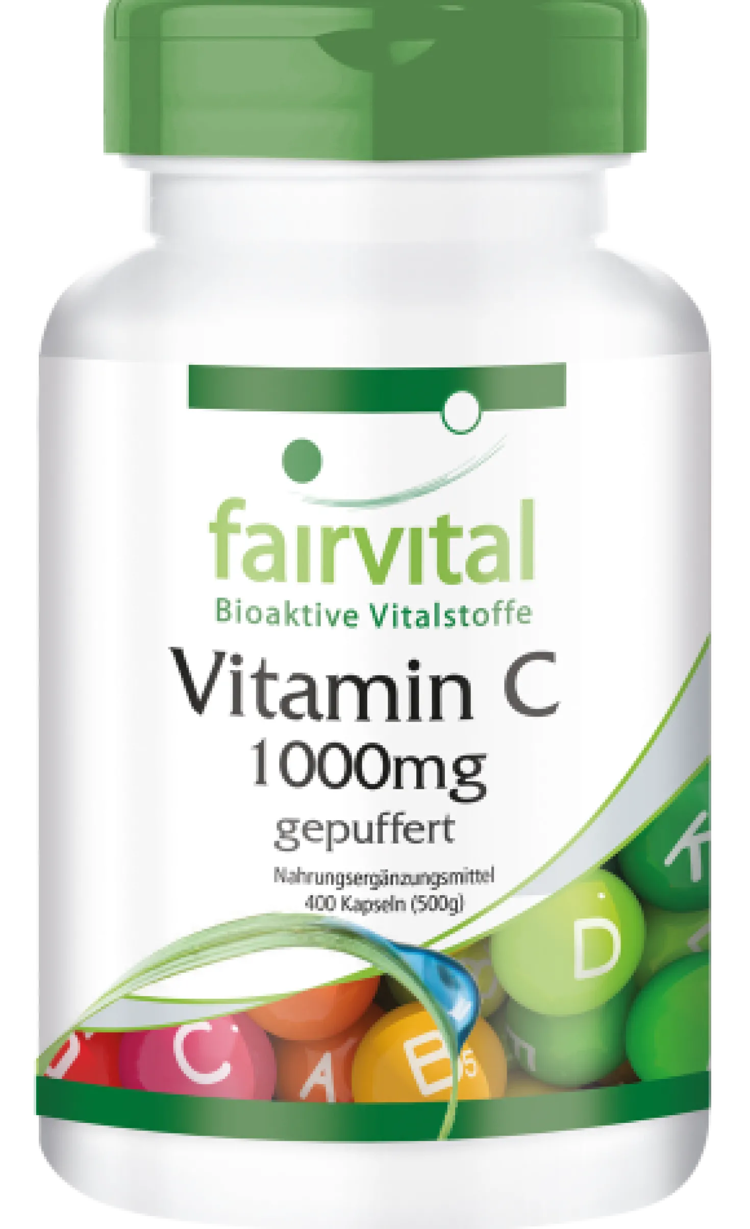 Gepuffertes Vitamin C 1000mg (400 Kapseln)