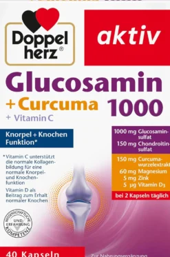 Glucosamin 1000 + Curcuma (40 Kapseln)