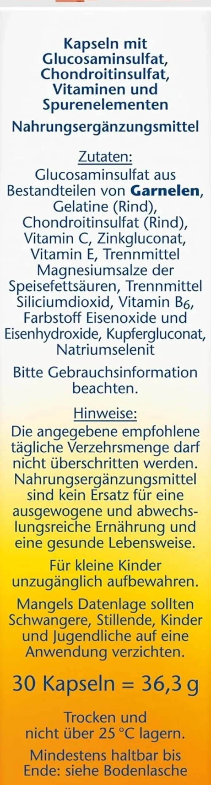 Glucosamin extra 700 (30 Kapseln)