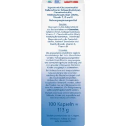 Glucosamin 1650 + Kollagen + MSM (100 Kapseln)