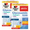 Glucosamin 1550 + Kollagen + MSM + Vitamin C (2x100 Kapseln)