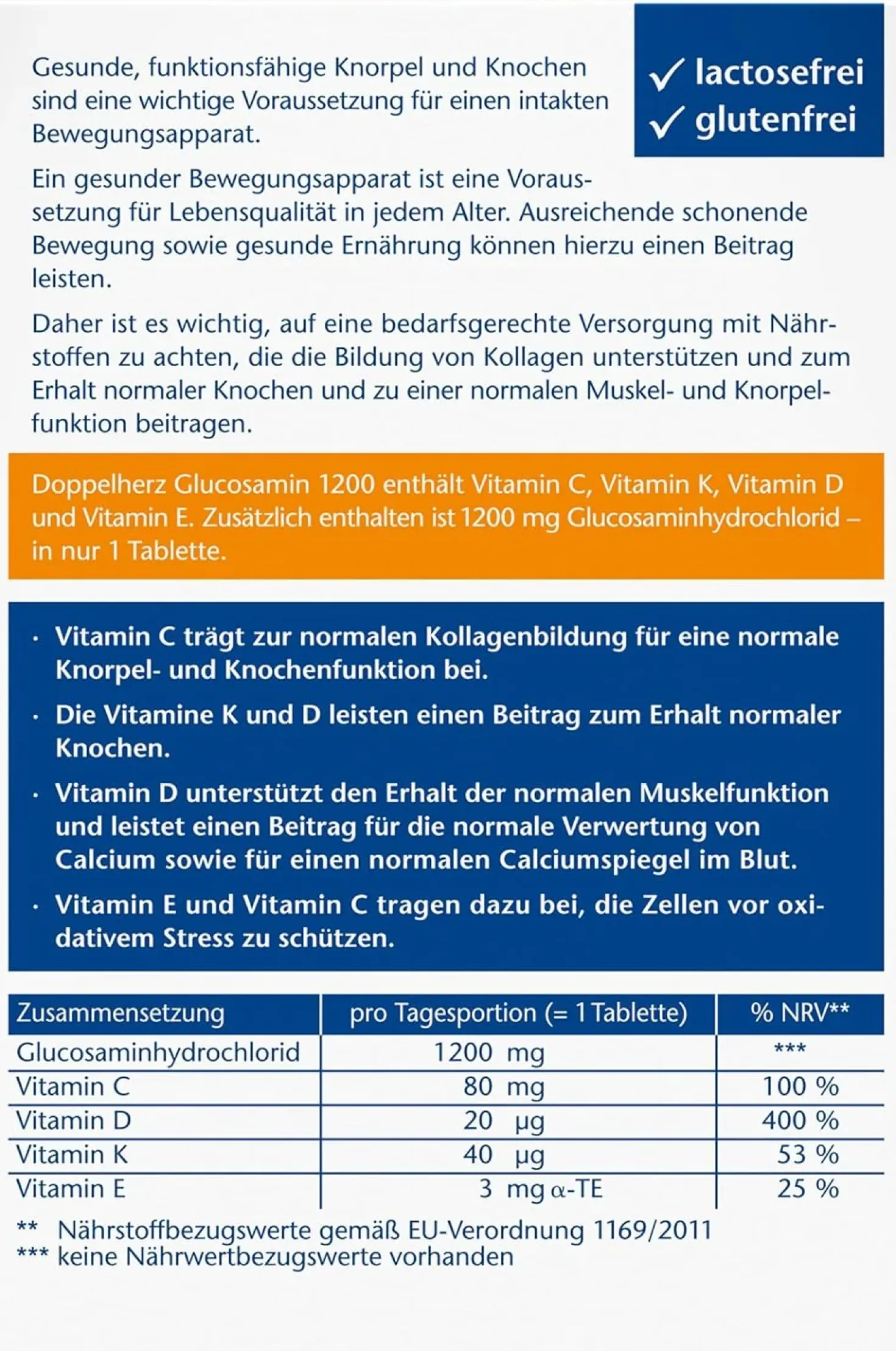 Glucosamin 1200 (30 Tabletten)