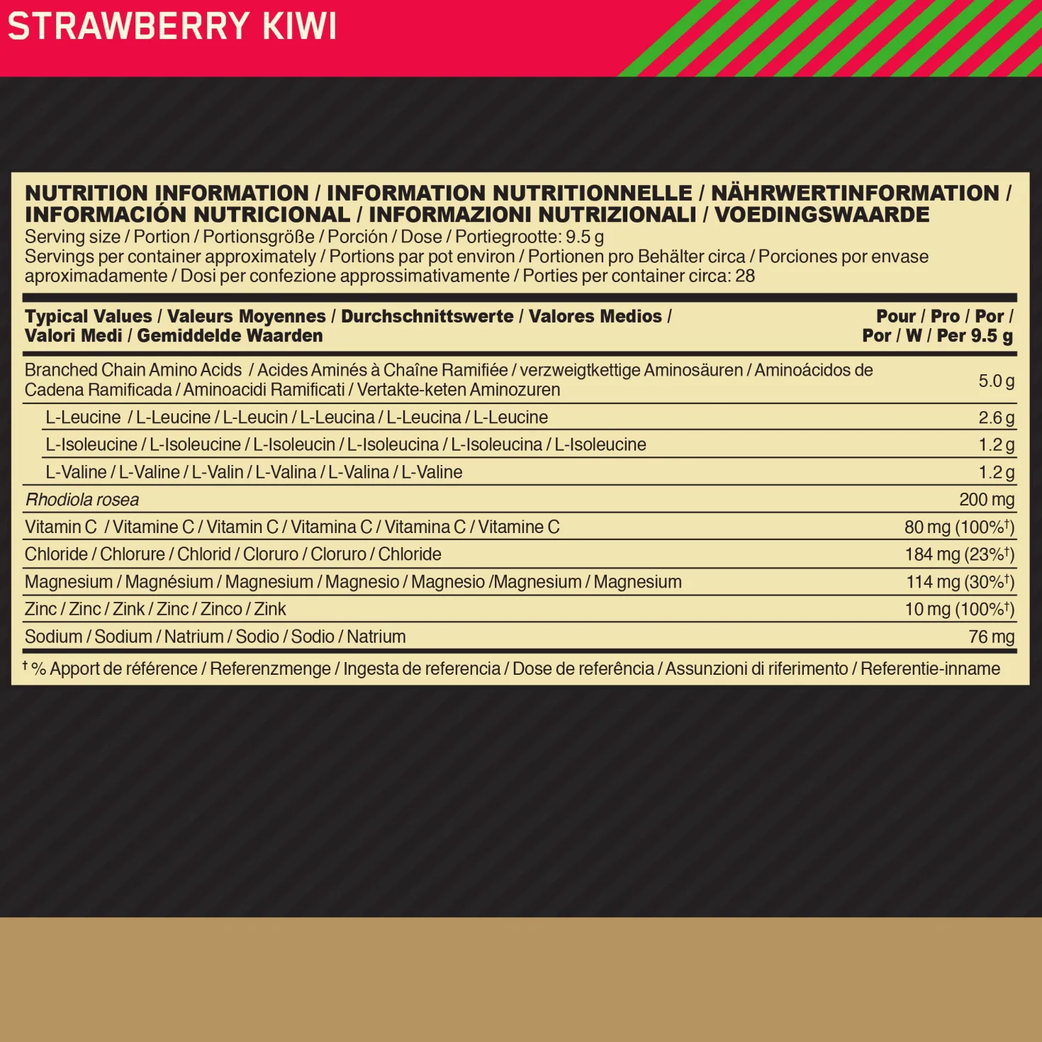 Gold Standard BCAA Train&Sustain (266g)