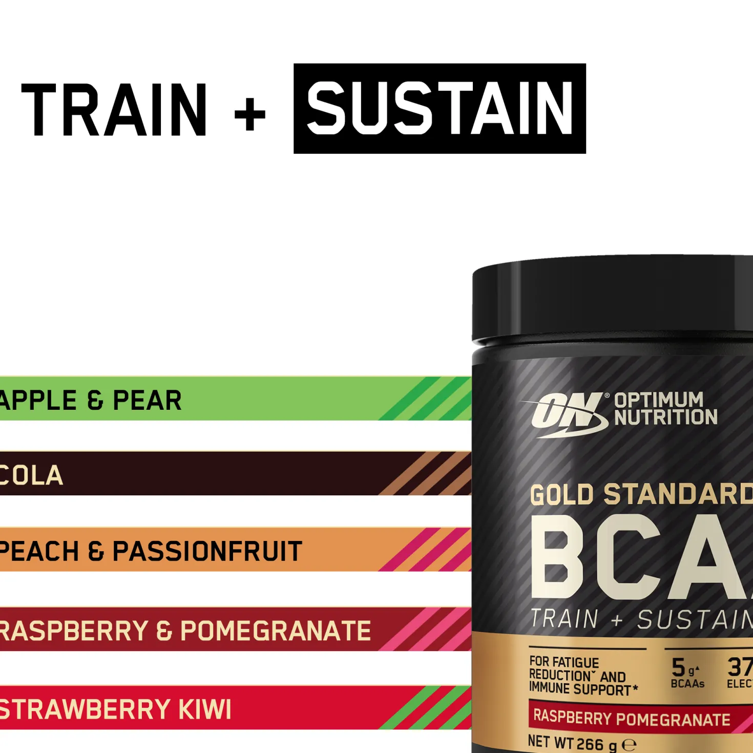 Gold Standard BCAA Train&Sustain (266g)