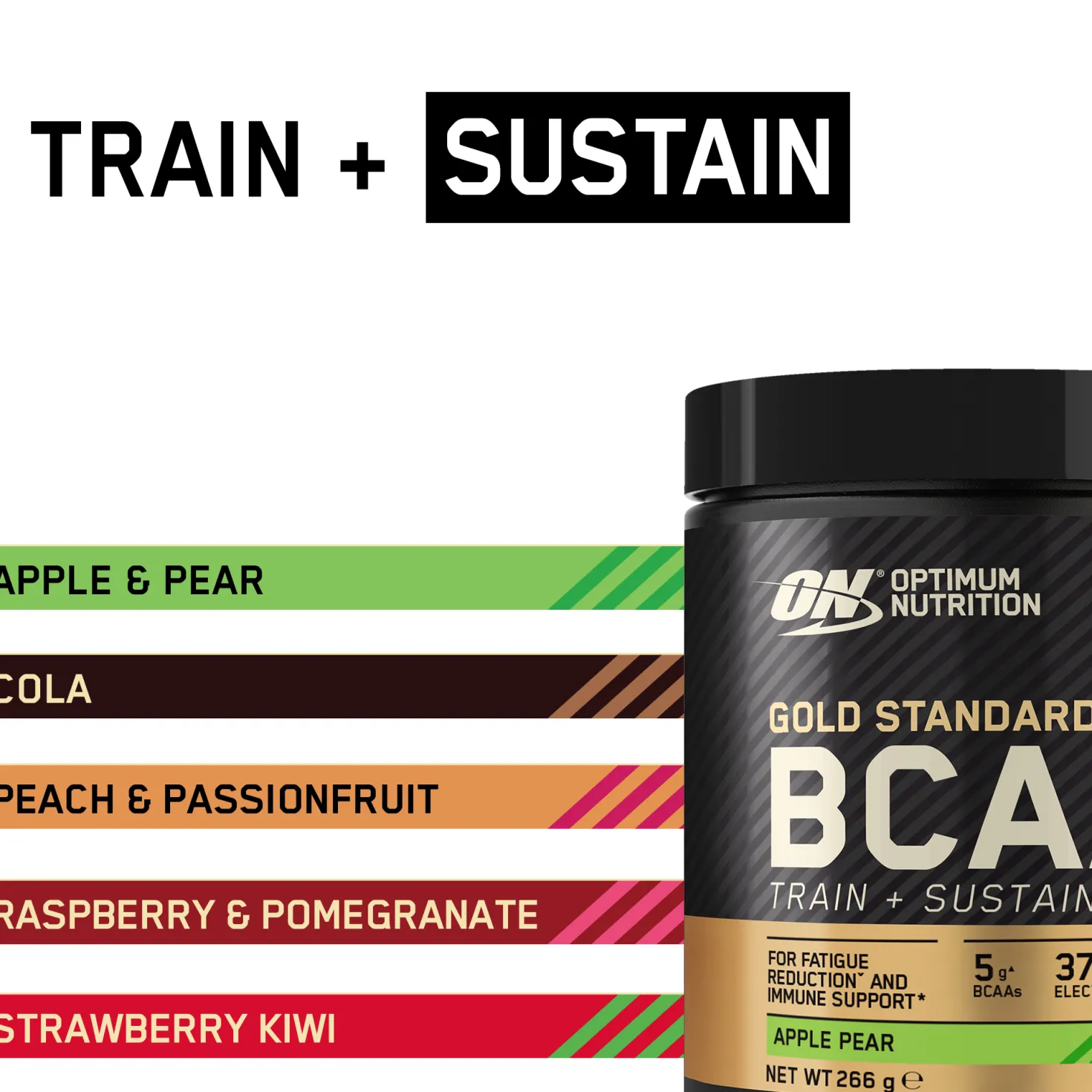 Gold Standard BCAA Train&Sustain (266g)