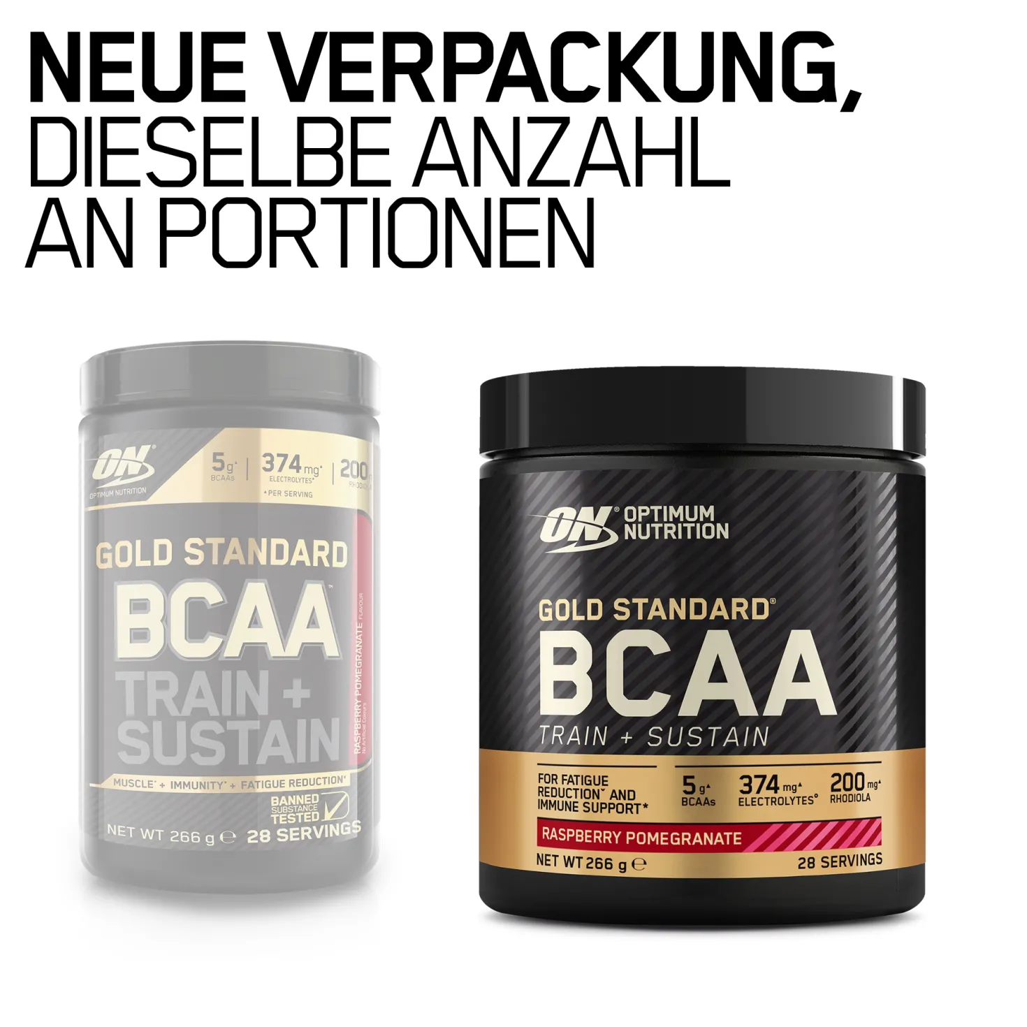 Gold Standard BCAA Train&Sustain (266g)