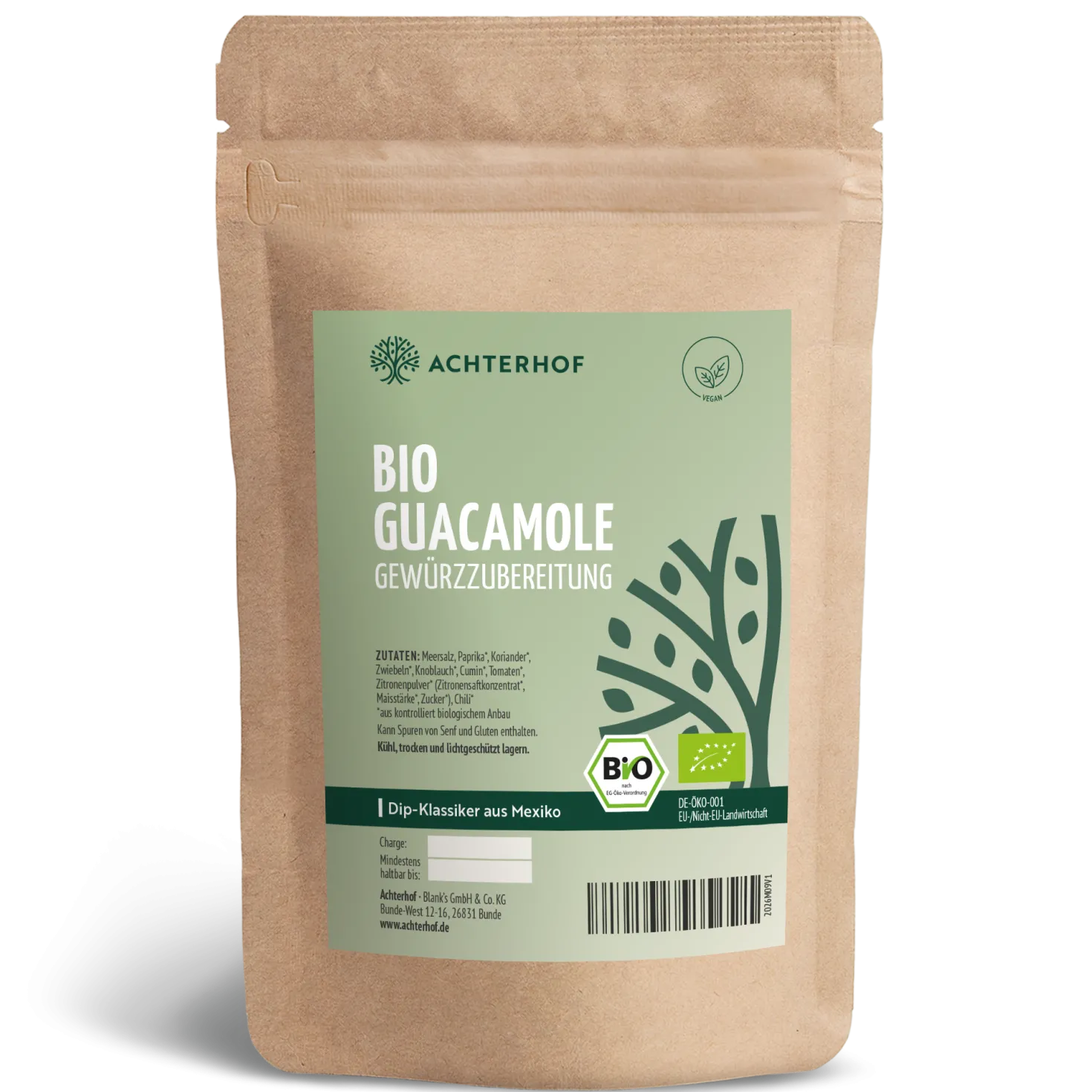 Guacamole Gewürzzubereitung Bio (100g)