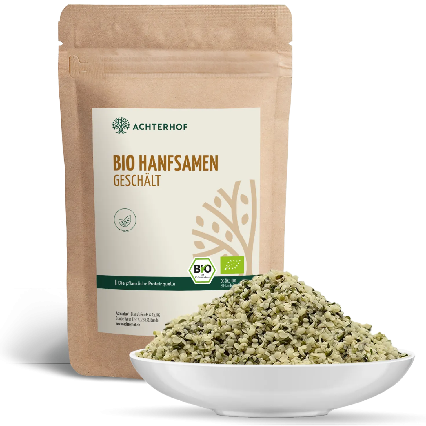 Hanfsamen geschält Bio (1000g)