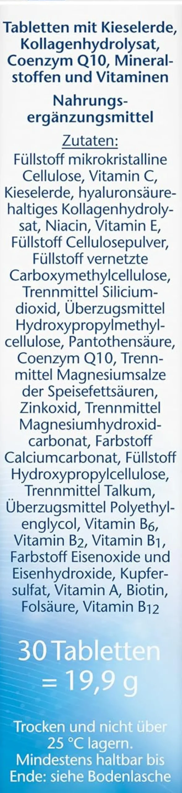 Haut + Haare + Nägel (30 Tabletten)