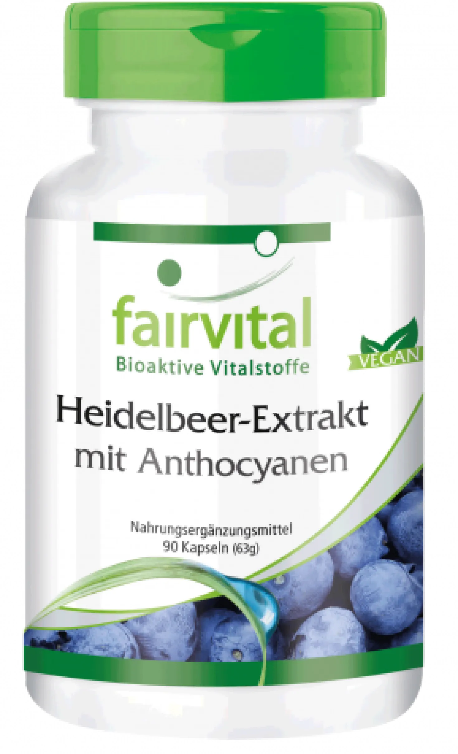 Heidelbeer-Extrakt mit Anthocyanen (90 Kapseln)