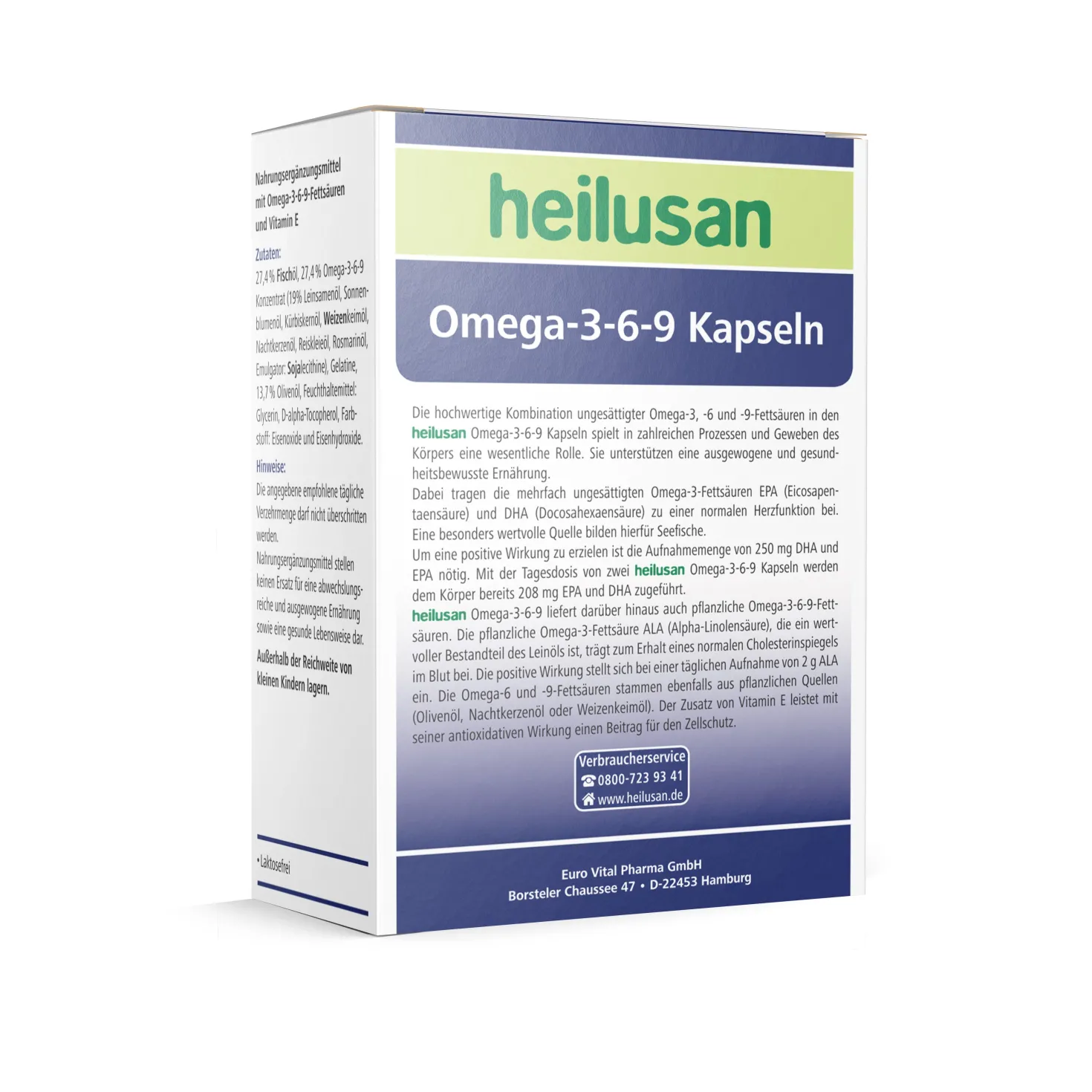 Heilusan Omega-3-6-9 (60 Kapseln)
