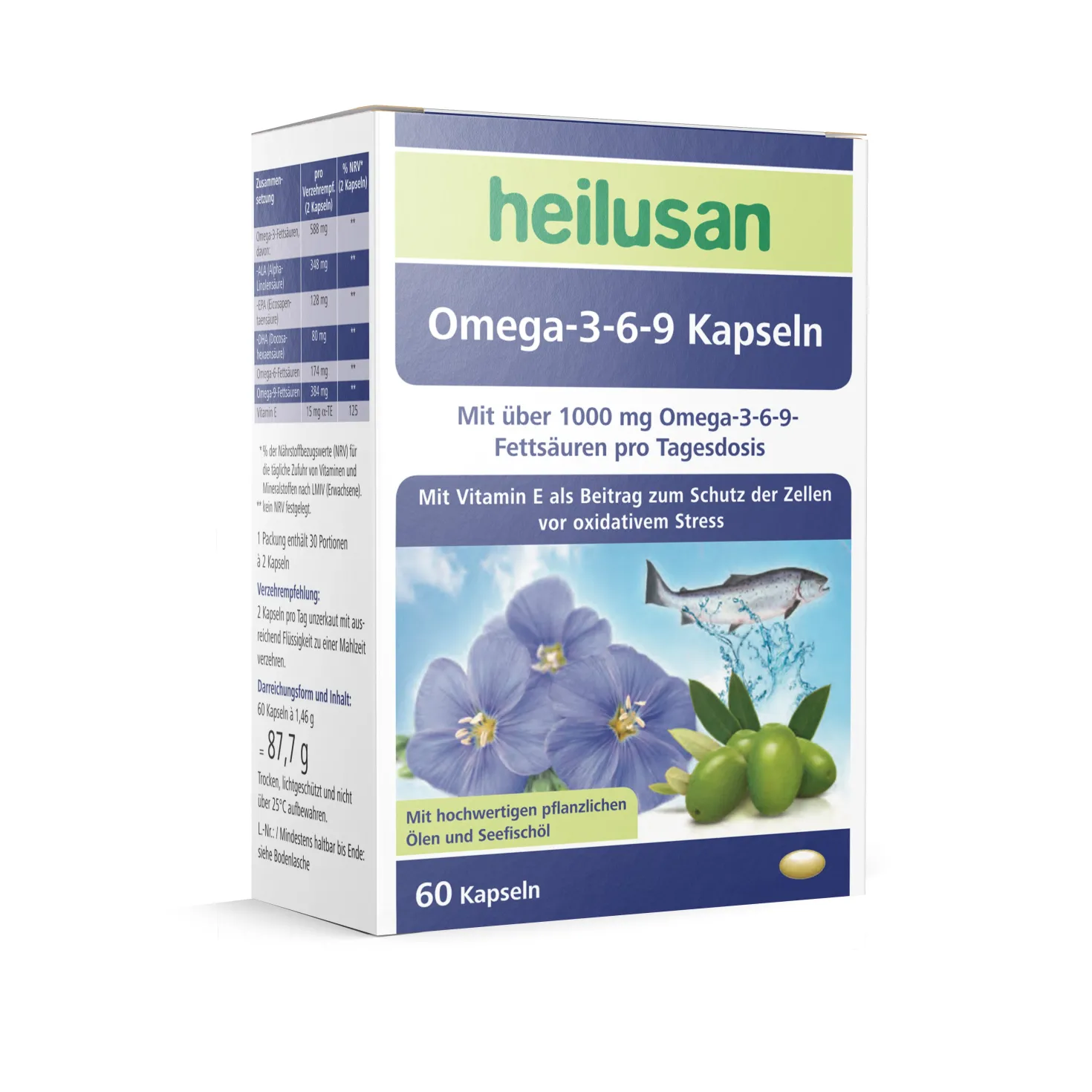 Heilusan Omega-3-6-9 (60 Kapseln)