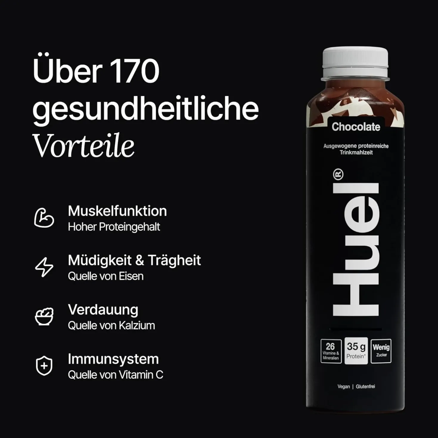 Huel Black Edition Trinkmahlzeit (8x500ml)