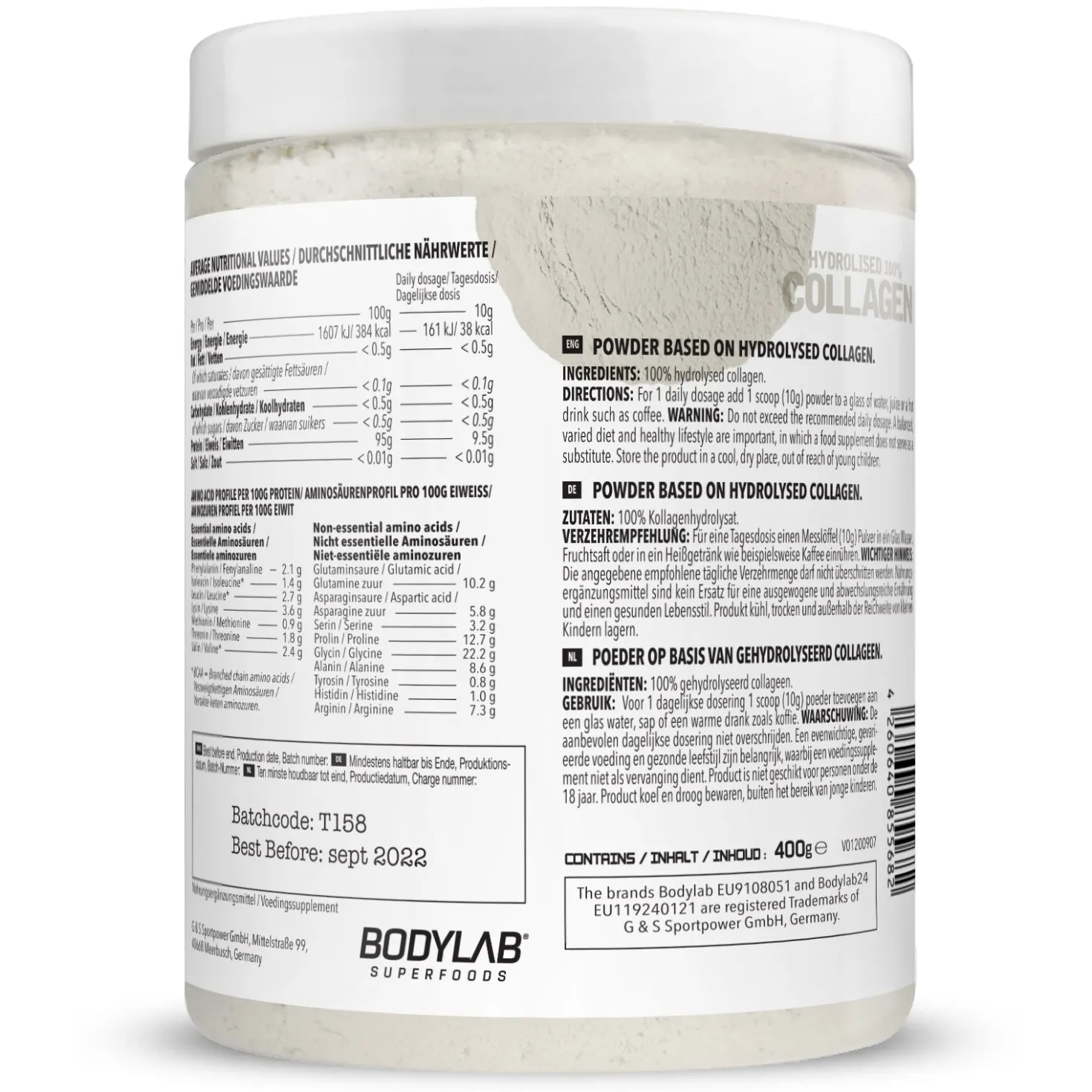 Hydrolised Collagen (400g)