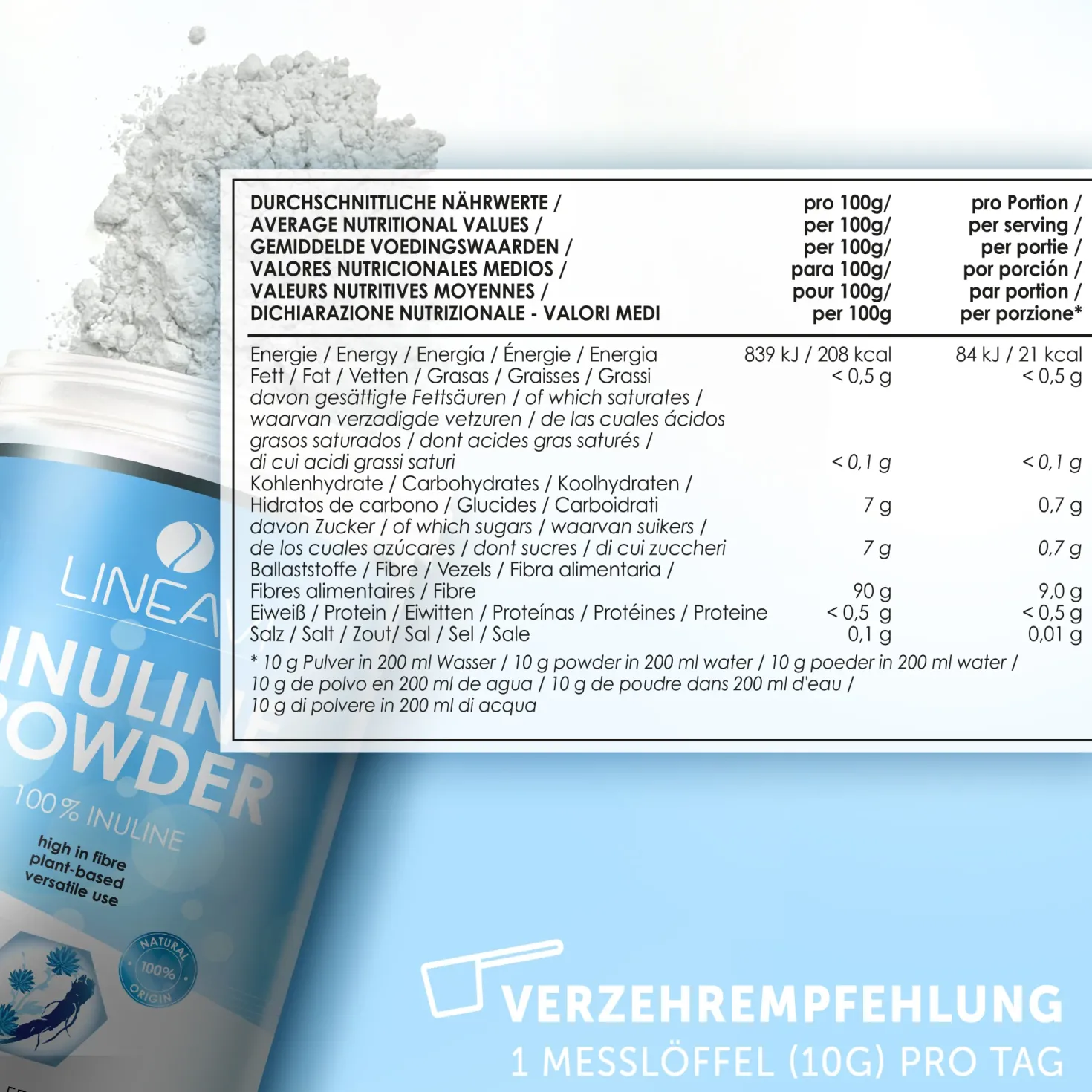 Inulinpulver (500g)