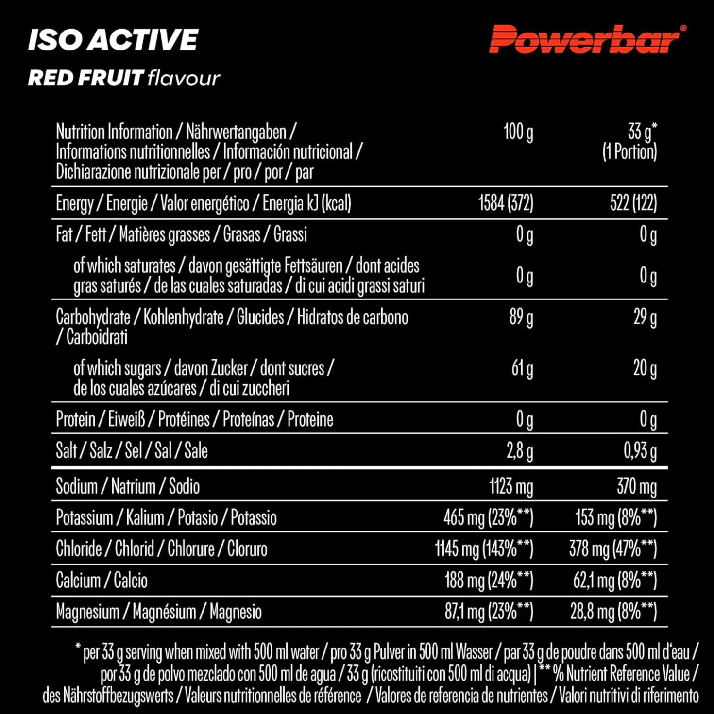 Isoactive - Isotonic Sports Drink (1320g)
