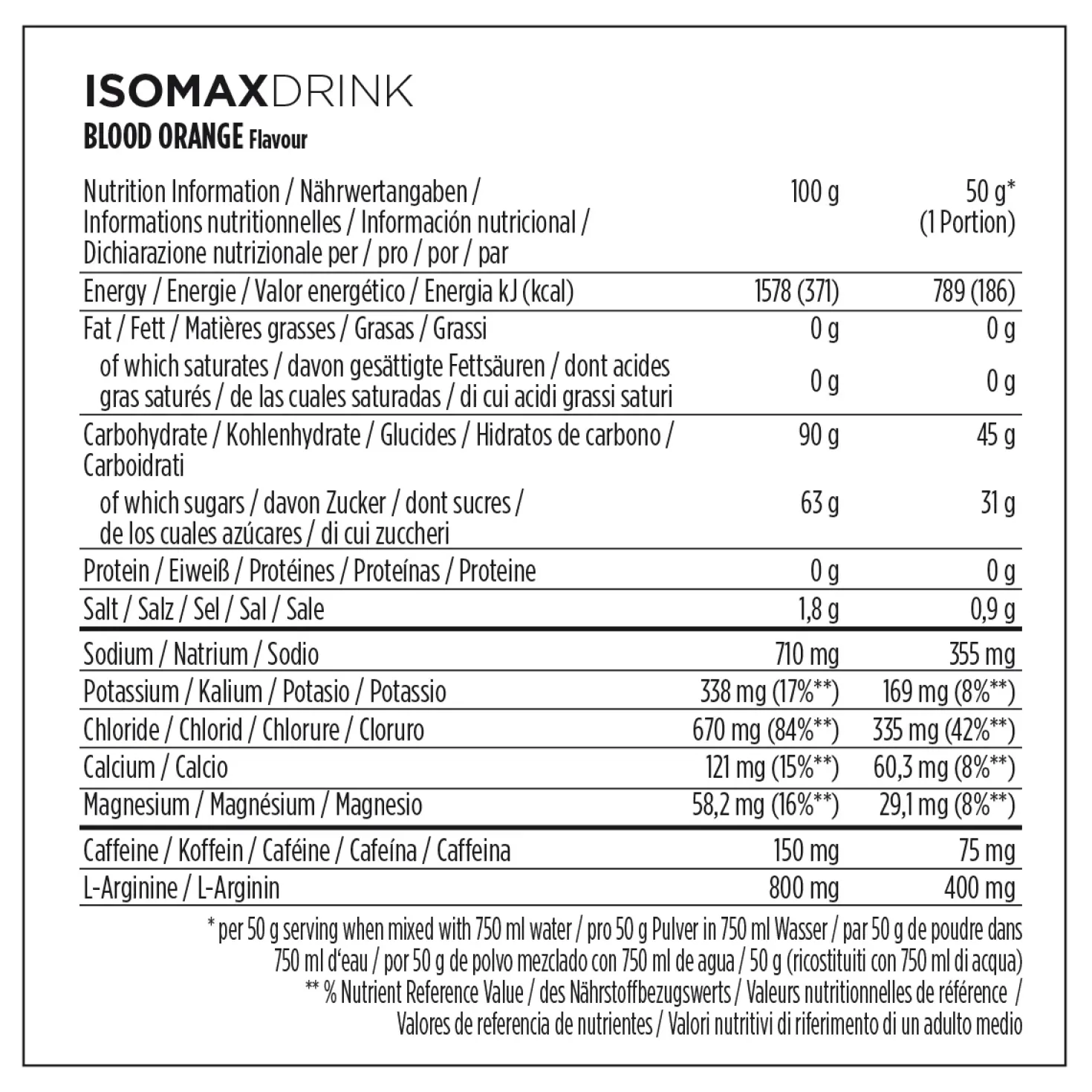 Isomax - Blutorange (1200g)