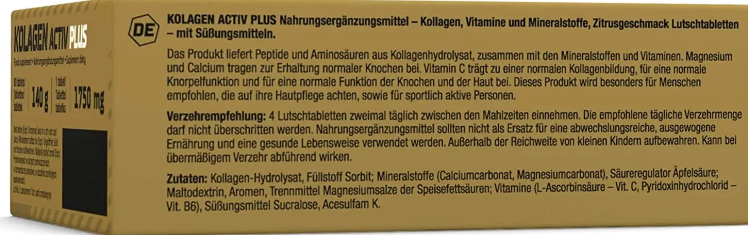 Kolagen Activ Plus Sport Edition (80 Tabletten)