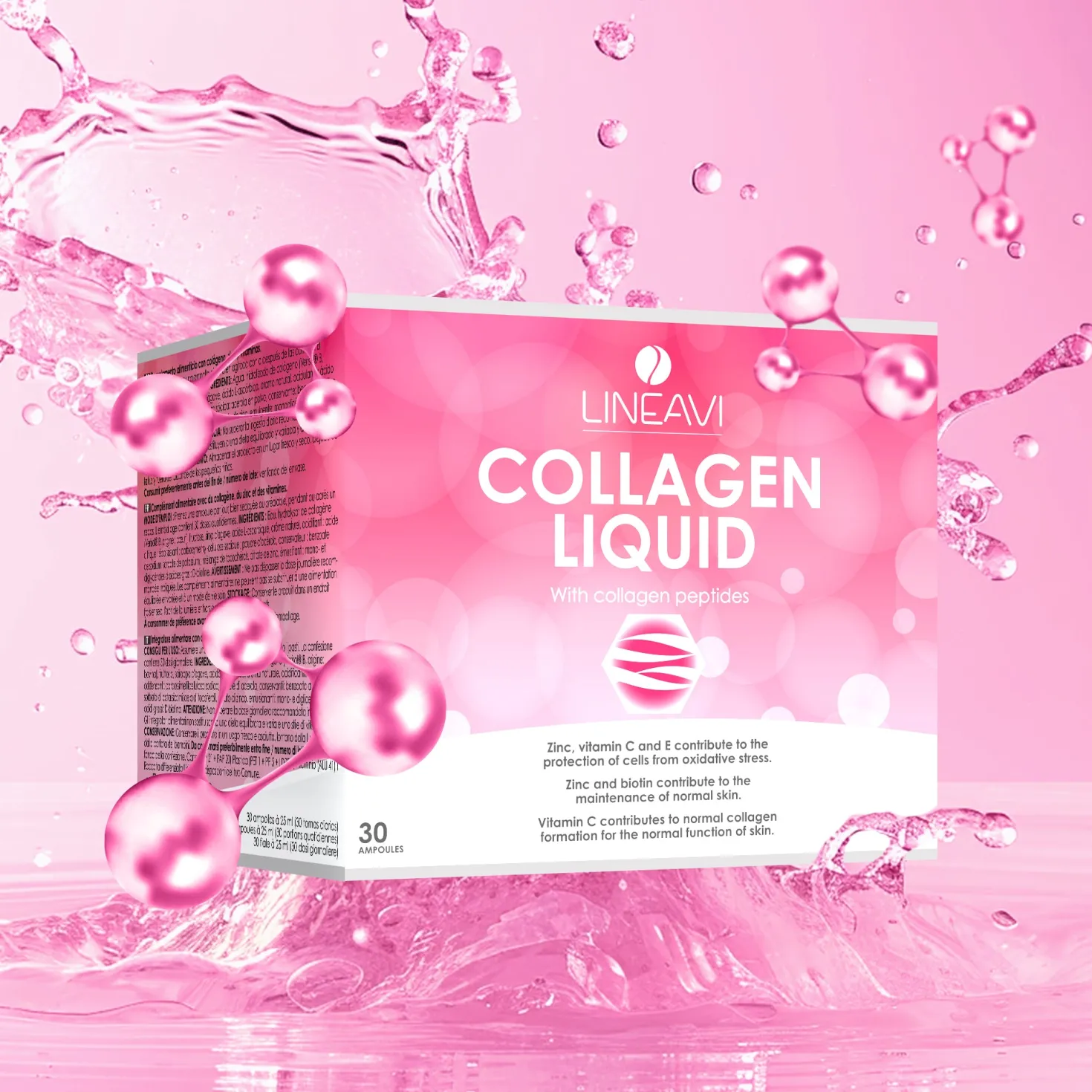 Kollagen Liquid (30x25ml Trinkfläschchen)