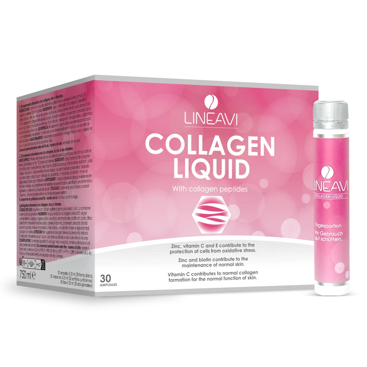 Kollagen Liquid (30x25ml Trinkfläschchen)