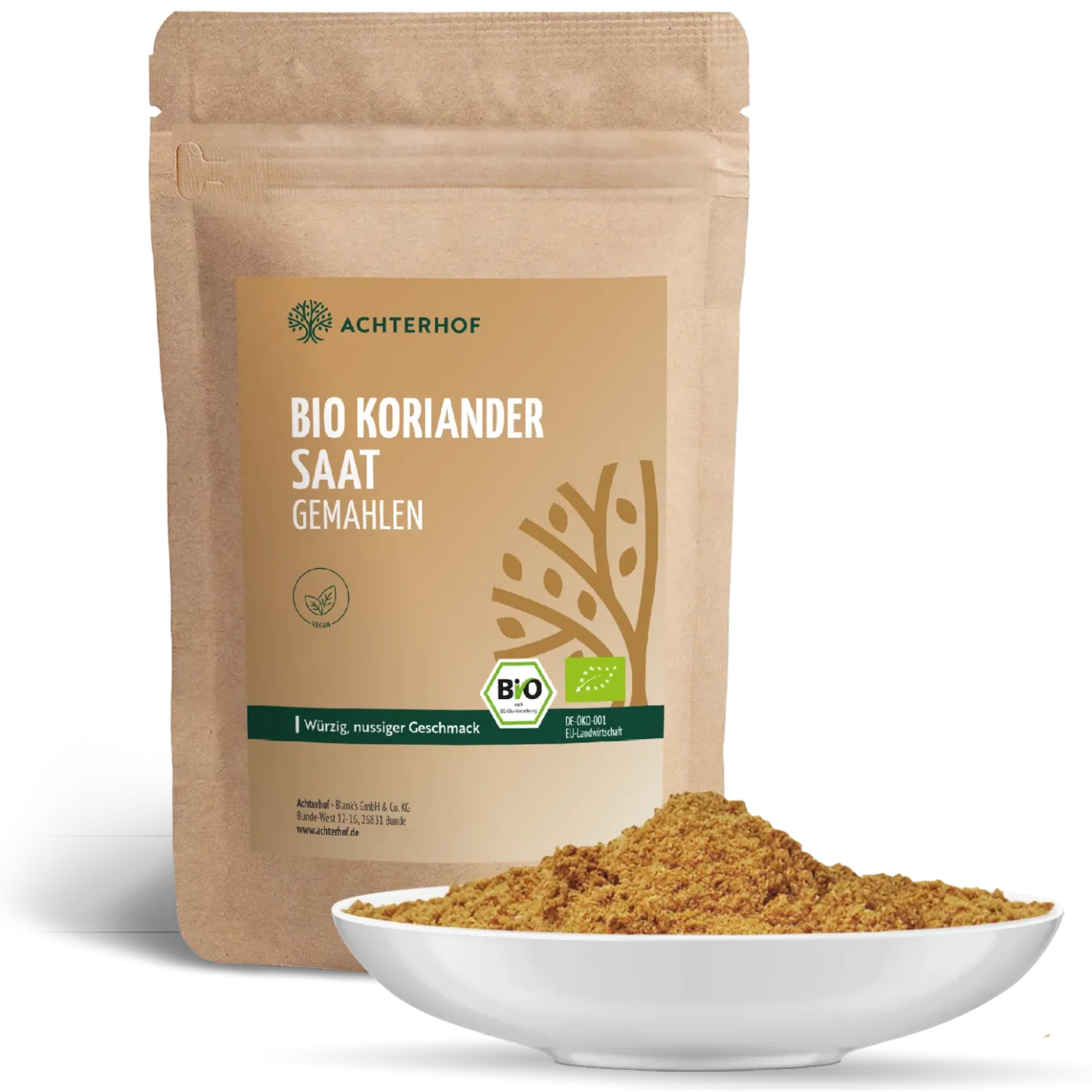 Koriandersaat gemahlen Bio (500g)