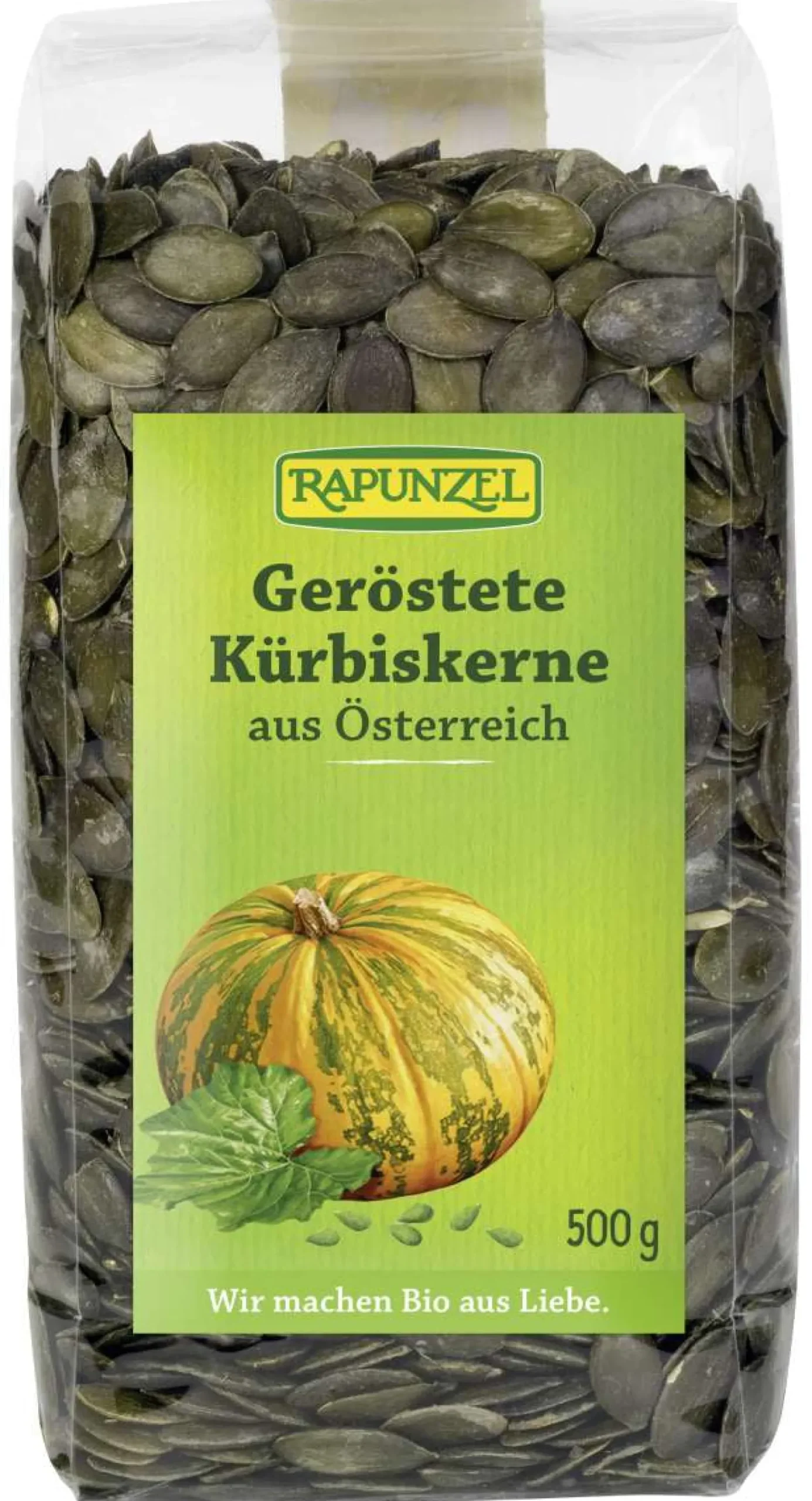 Kürbiskerne geröstet bio (500g)