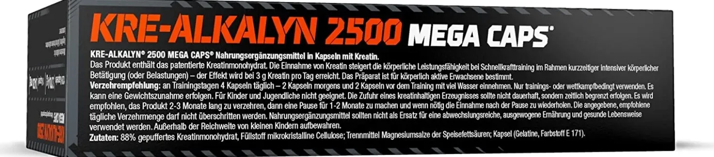 Kre Alkalyn 2500 Mega Caps (120 Kapseln)