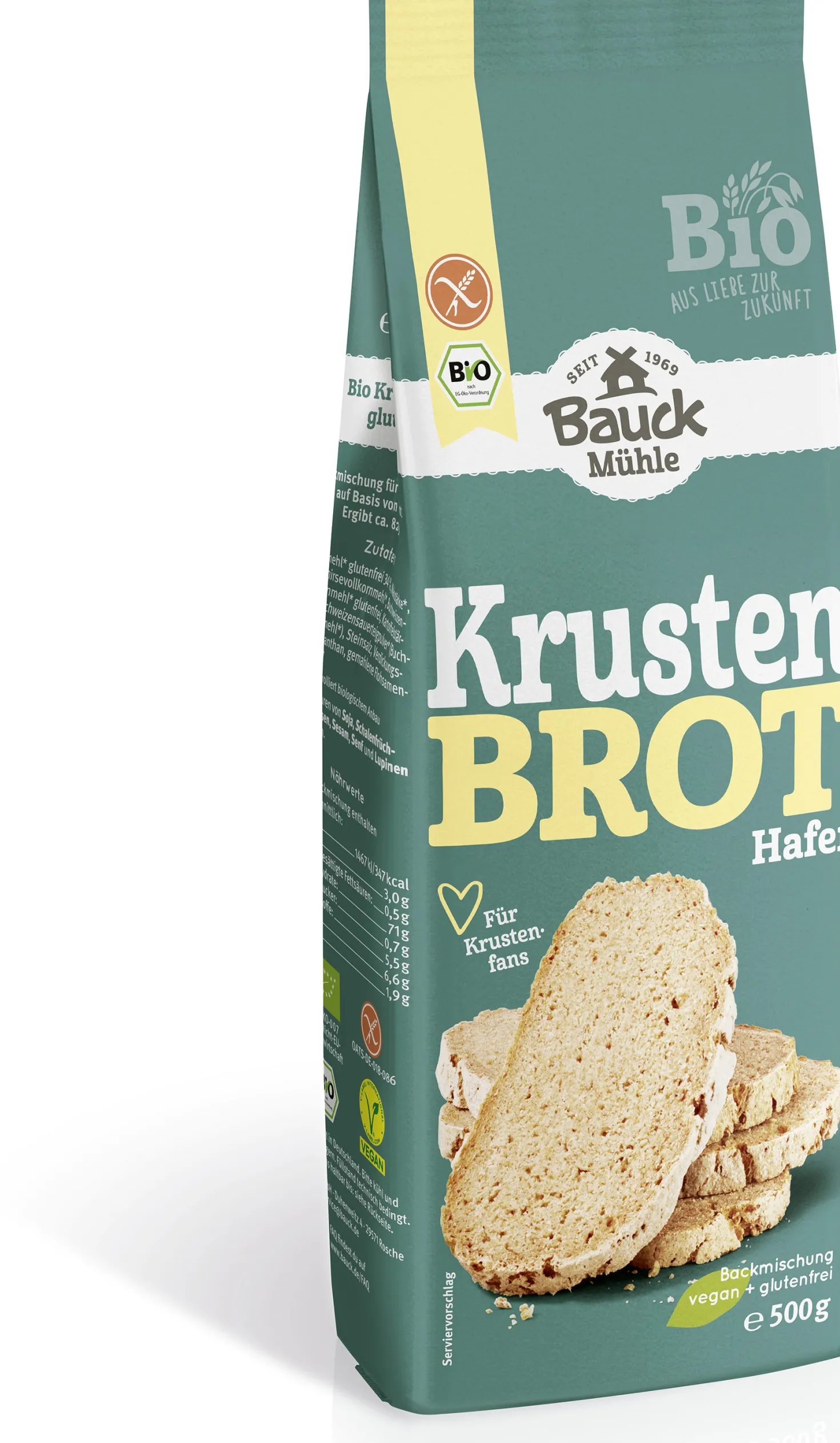 Krustenbrot Bio Backmischung glutenfrei (500g)