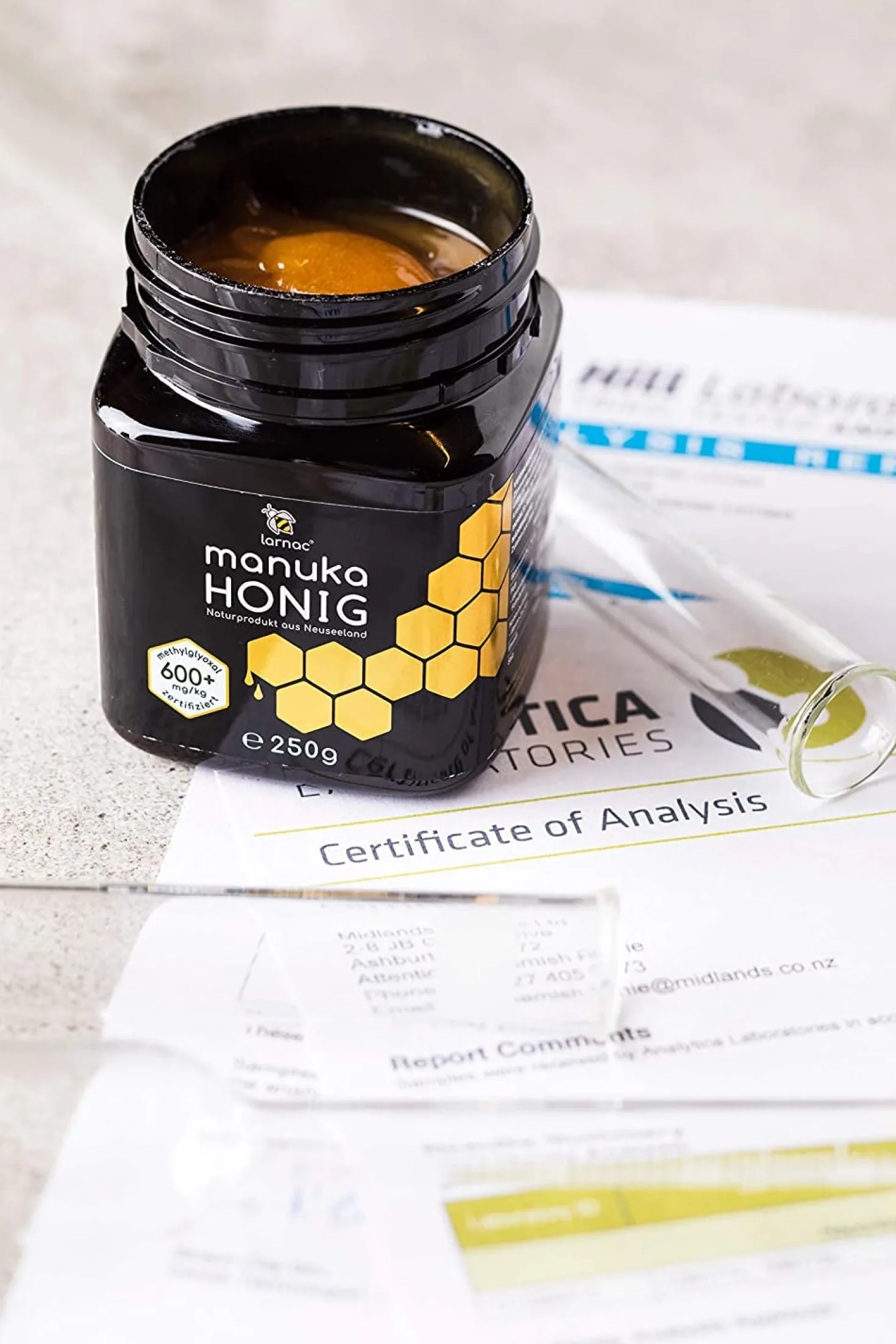 Larnac Manuka Honig MGO 600+ (250g)