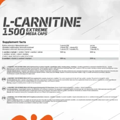L-Carnitine 1500 Extreme Mega Caps (120 Kapseln)