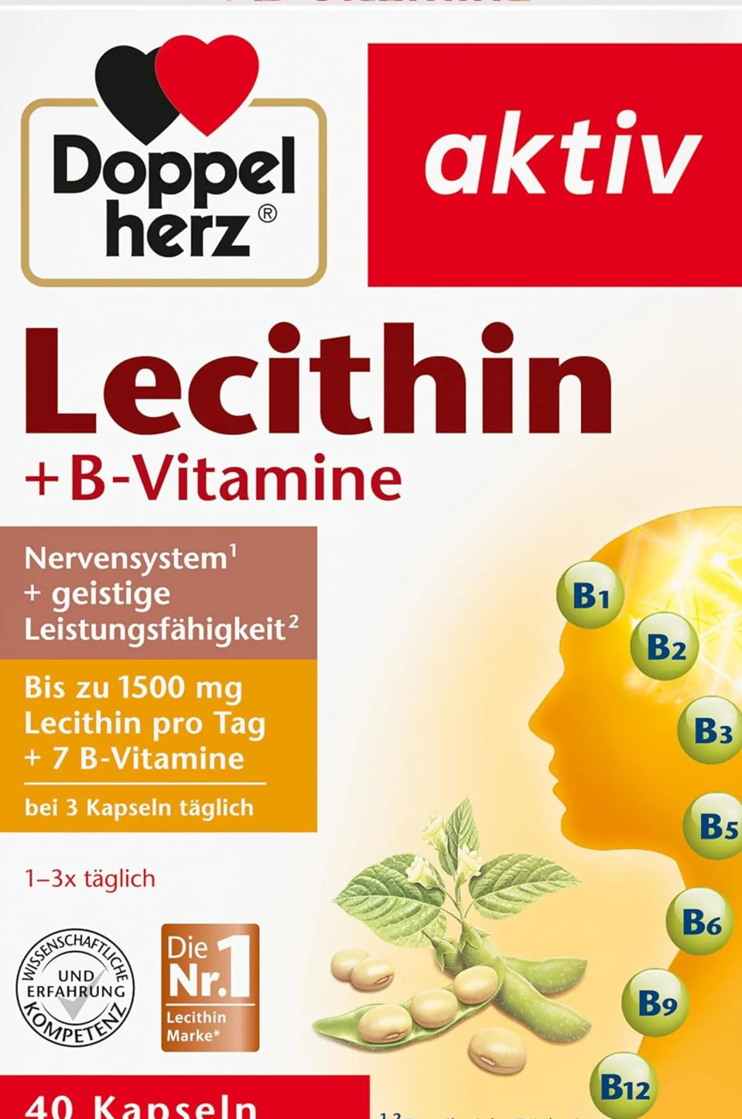 Lecithin B Vitamine (40 Kapseln)