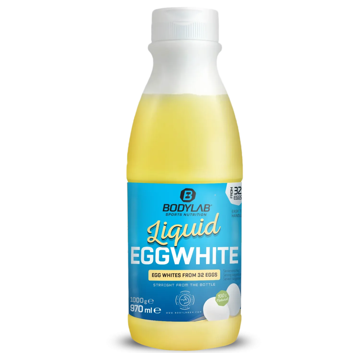 Liquid EGGWHITE (970ml) - 100% natural