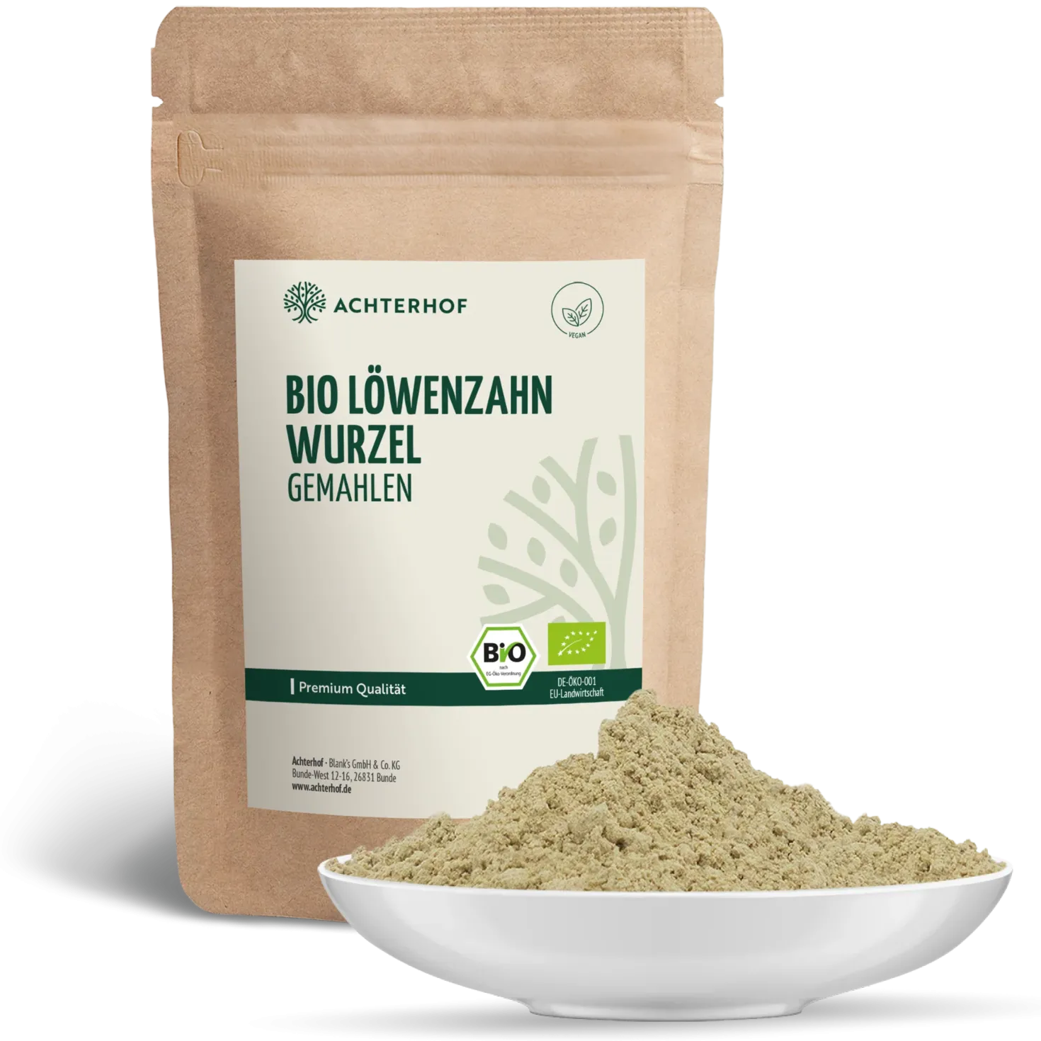 Löwenzahnwurzel Pulver Bio (500g)