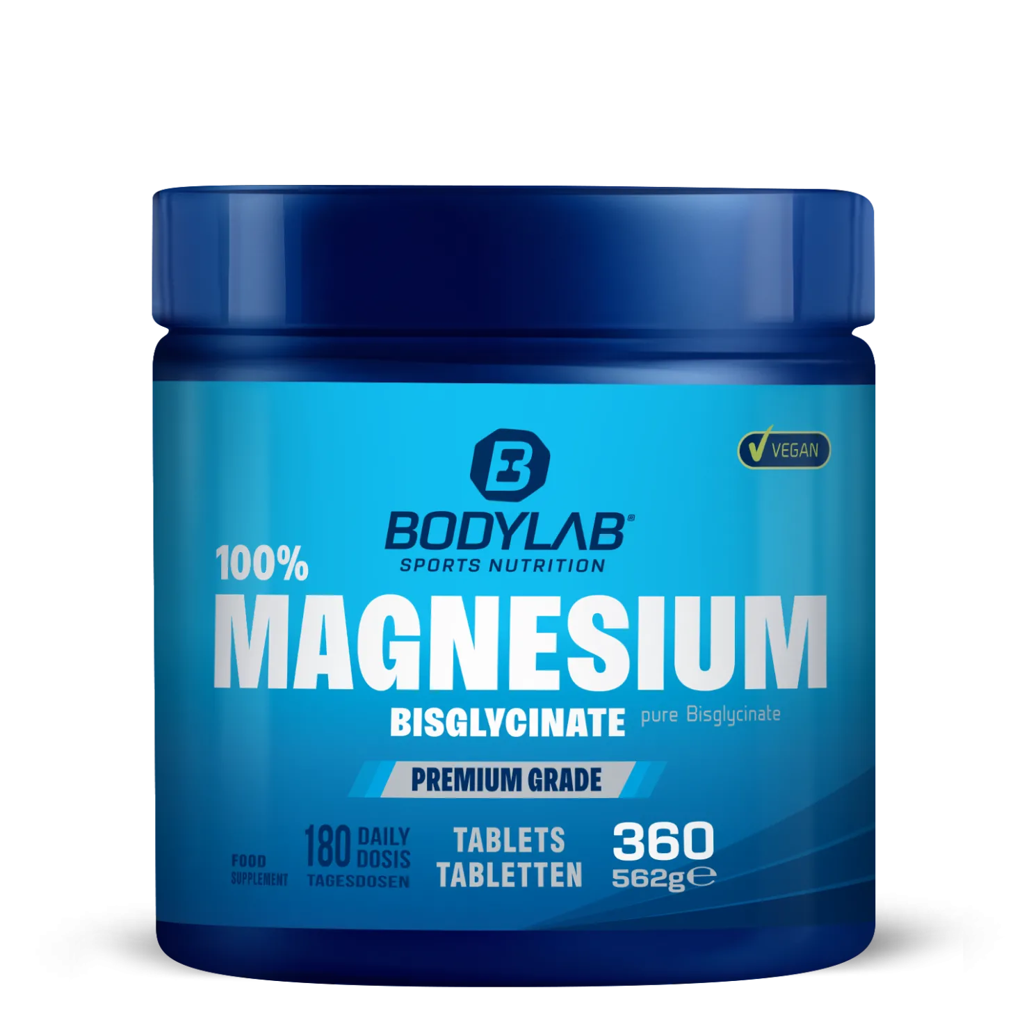 100% Magnesium Bisglycinat (360 Tabletten)