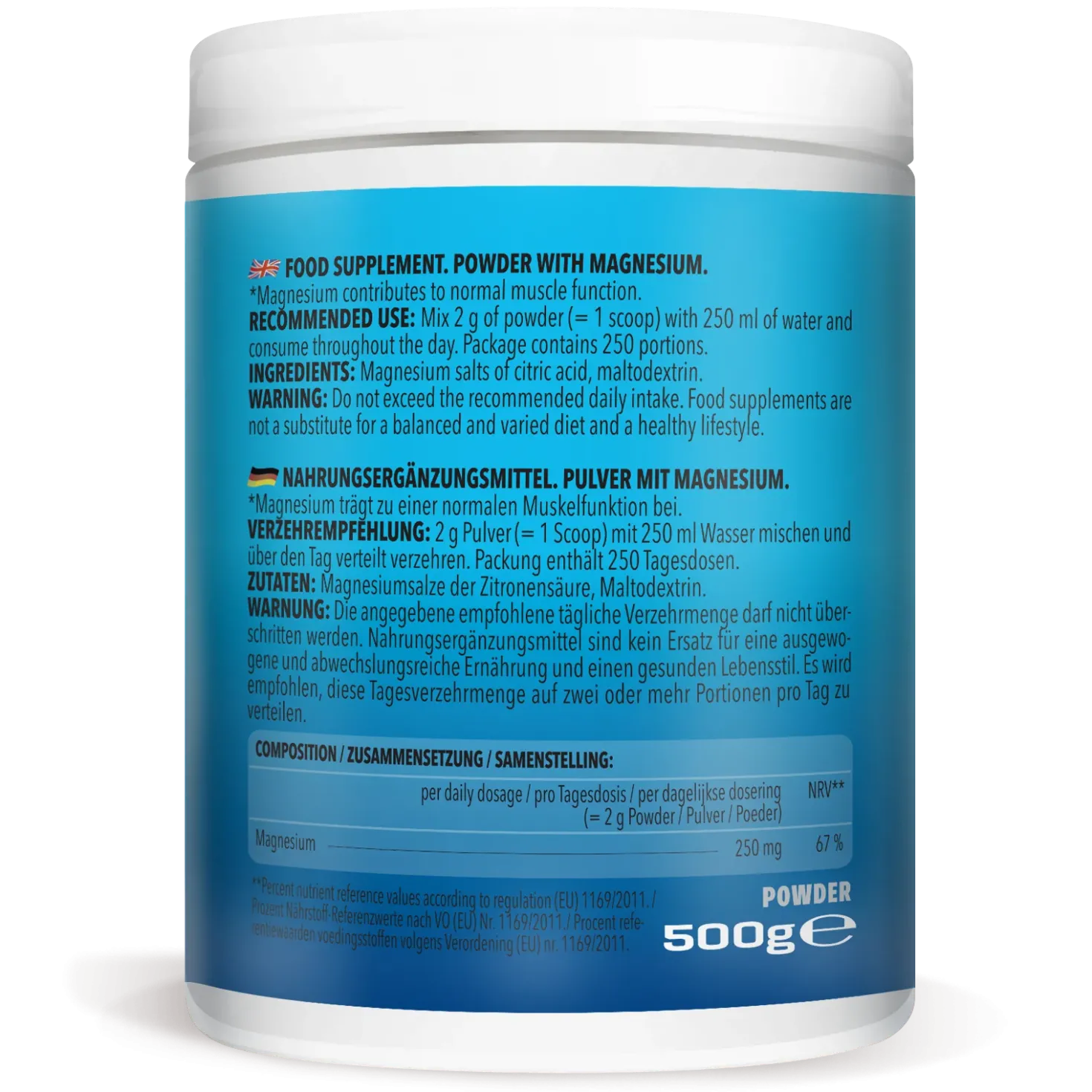 Magnesium Citrate Powder (500g)