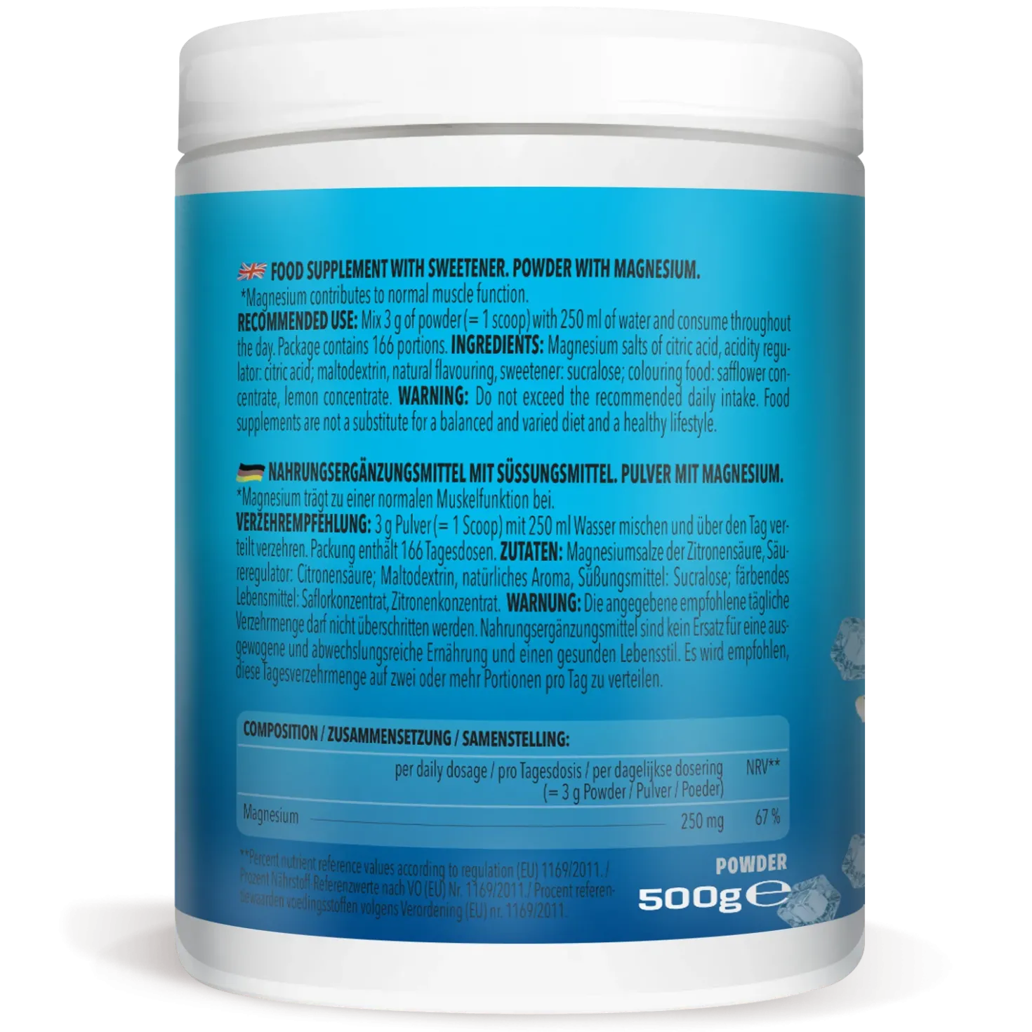 Magnesium Citrate Powder (500g)