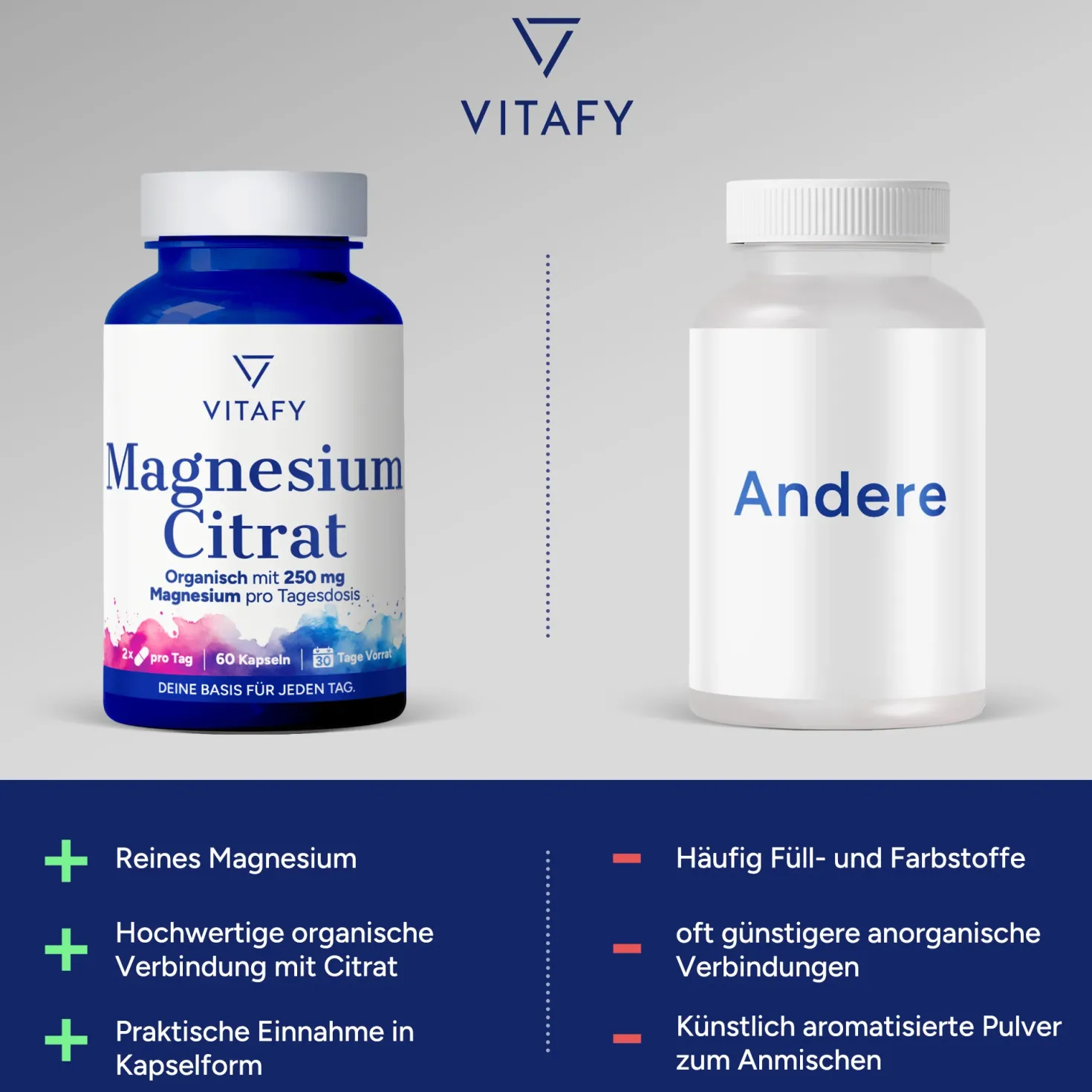 Magnesium Citrat (60 Kapseln)