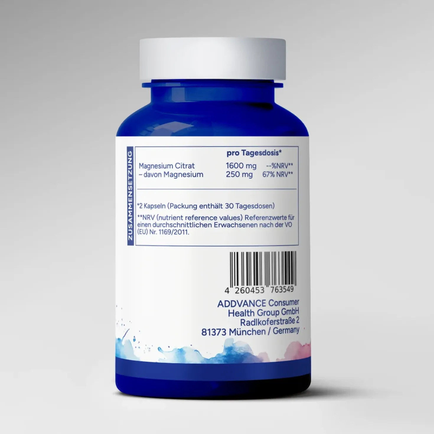 Magnesium Citrat (60 Kapseln)