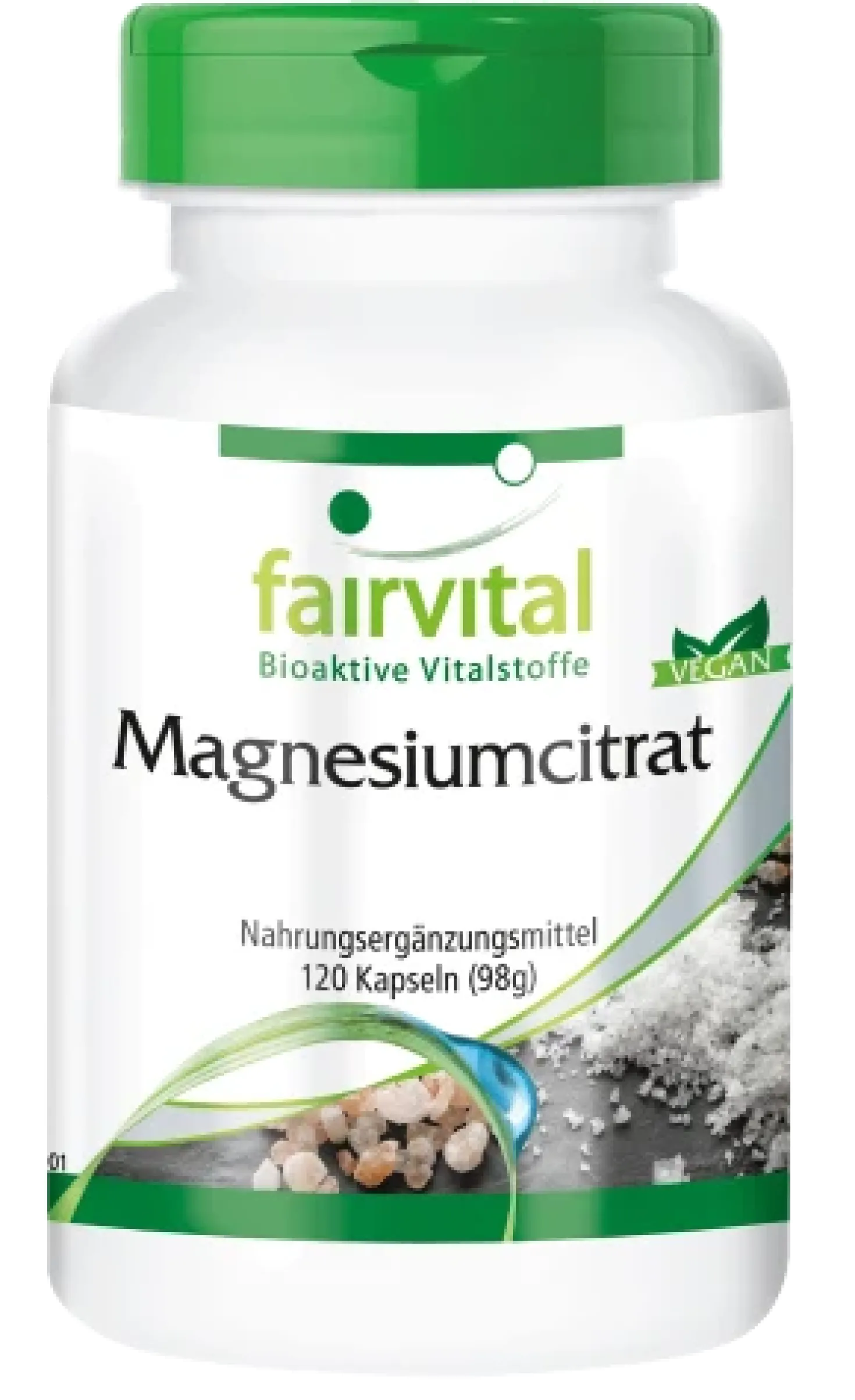 Magnesiumcitrat (120 Kapseln)